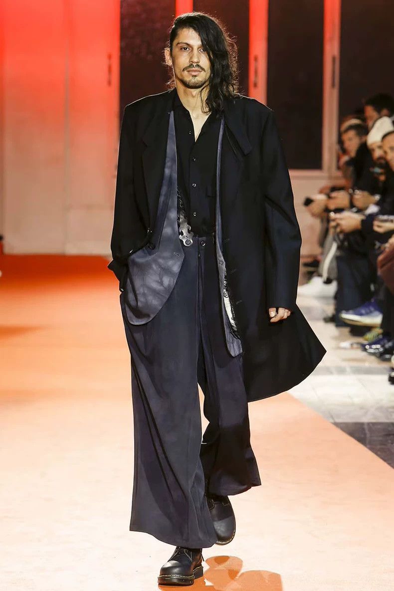 Yohji Yamamoto Yohji Yamamoto 18 AW Grimace Pulled Dye Double Coat 2503-N Size US M / EU 48-50 / 2 - 2 Thumbnail