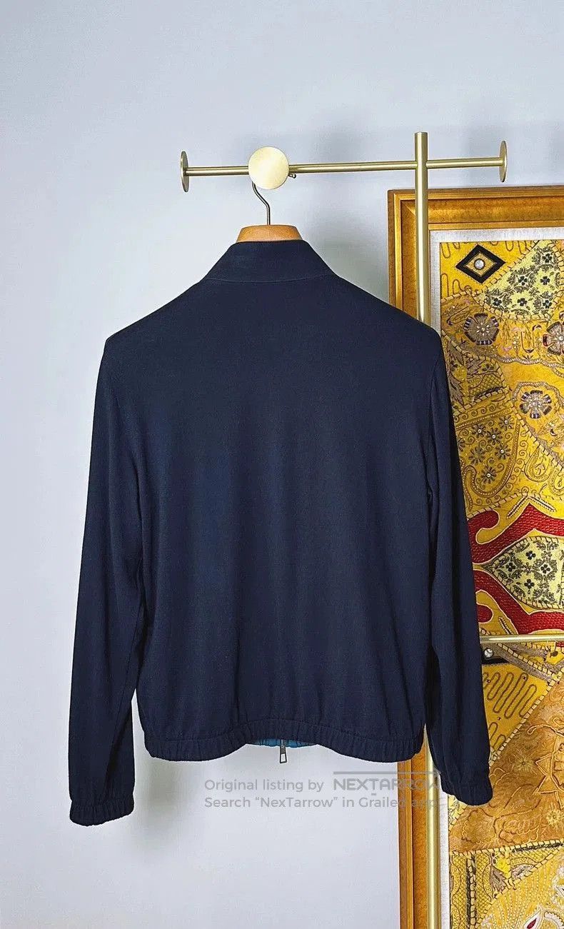 Loro Piana Loro Piana Reversible Blue Bomber Jacket. Size US M / EU 48-50 / 2 - 3 Thumbnail