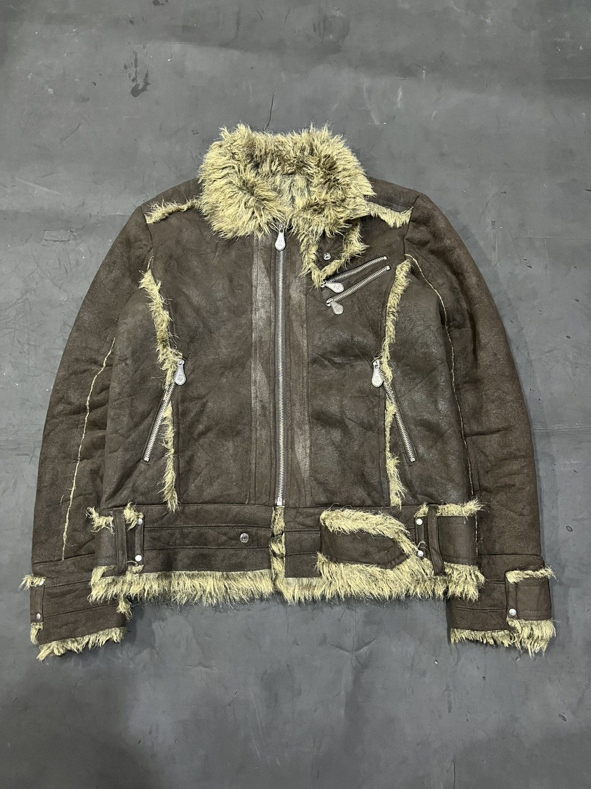 ?BINDINGOFFER?Bernings sho suede faux fur jacket