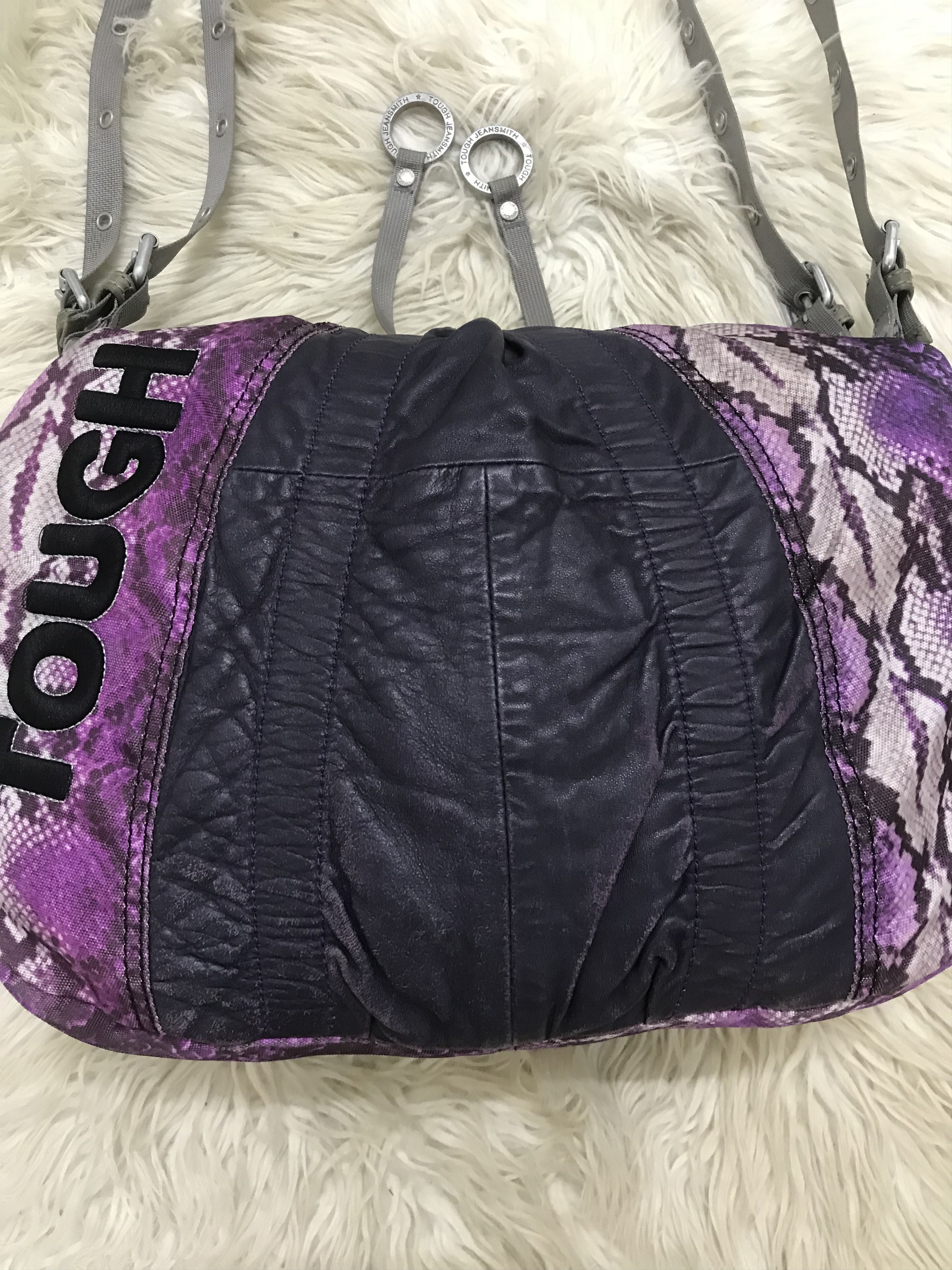 Hysteric Glamour Vintage Touch Jean Smith Ladies Shakeskin Half leather Bag Size ONE SIZE - 4 Thumbnail