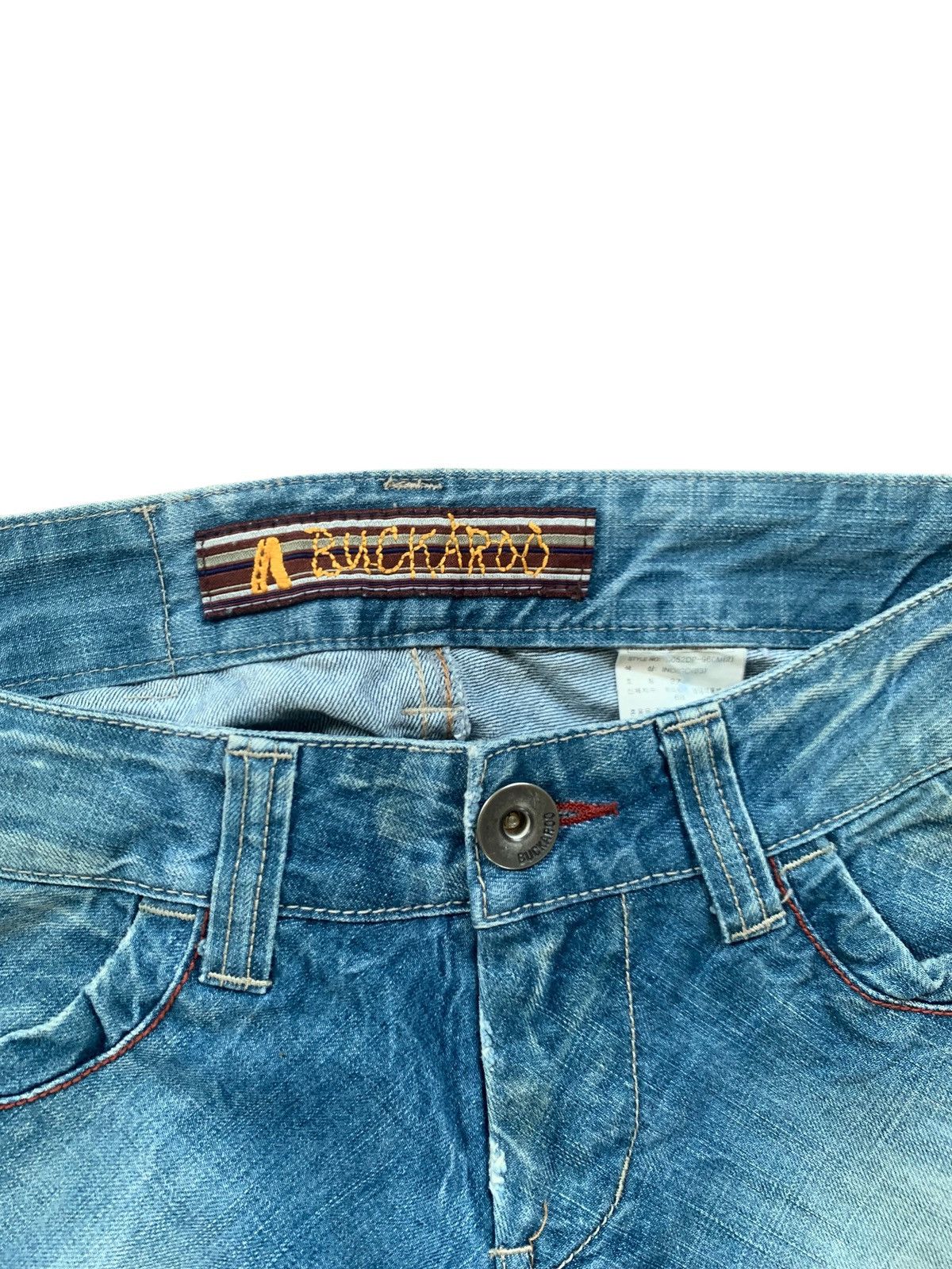 Japanese Brand Super flare BUCKAROO japanese blue levi's faded jeans lgb Size US 29 - 4 Thumbnail