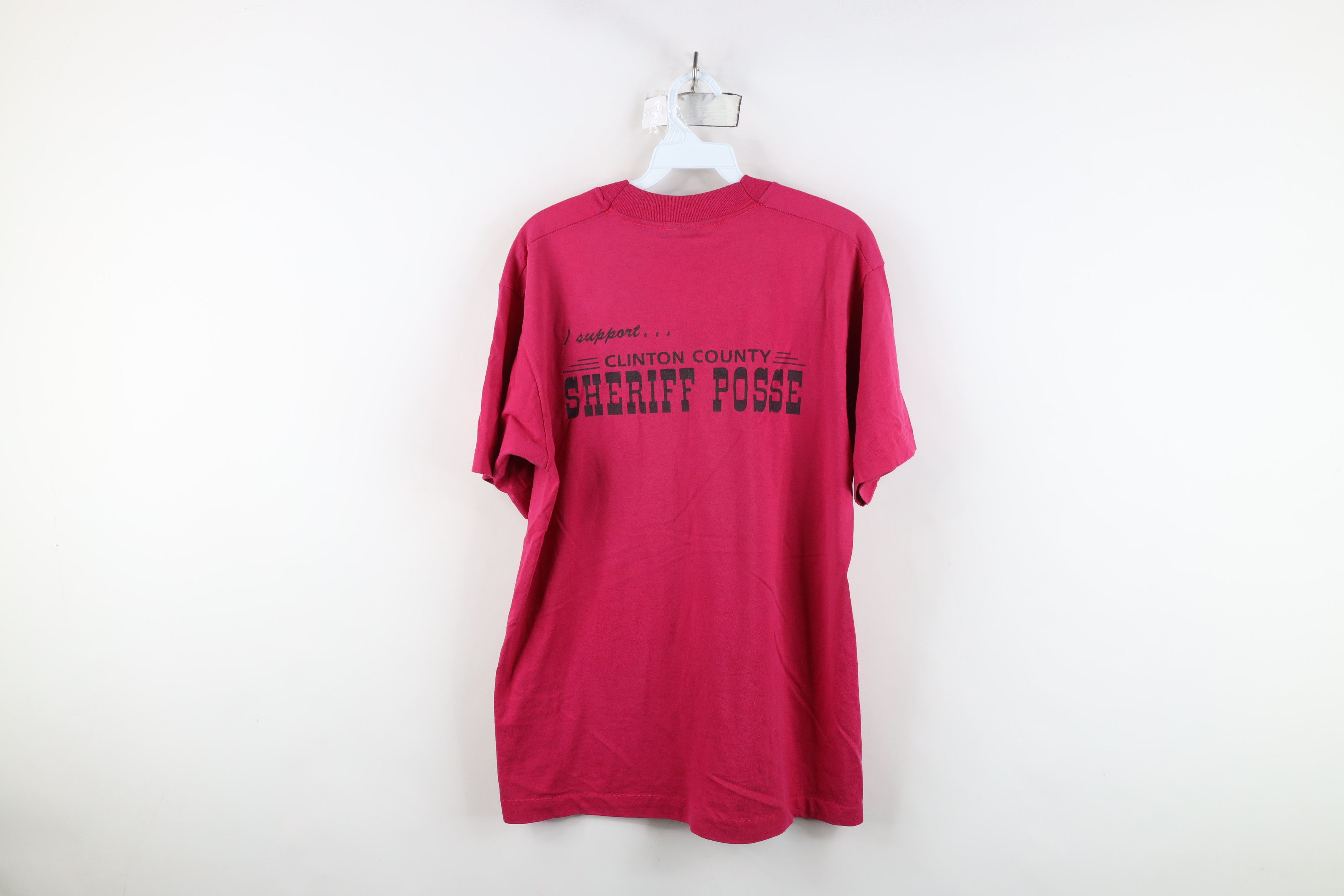 Vintage Vintage 90s Streetwear Mountain Nature T-Shirt Pink USA Size XL / US 12-14 / IT 48-50 - 9 Thumbnail