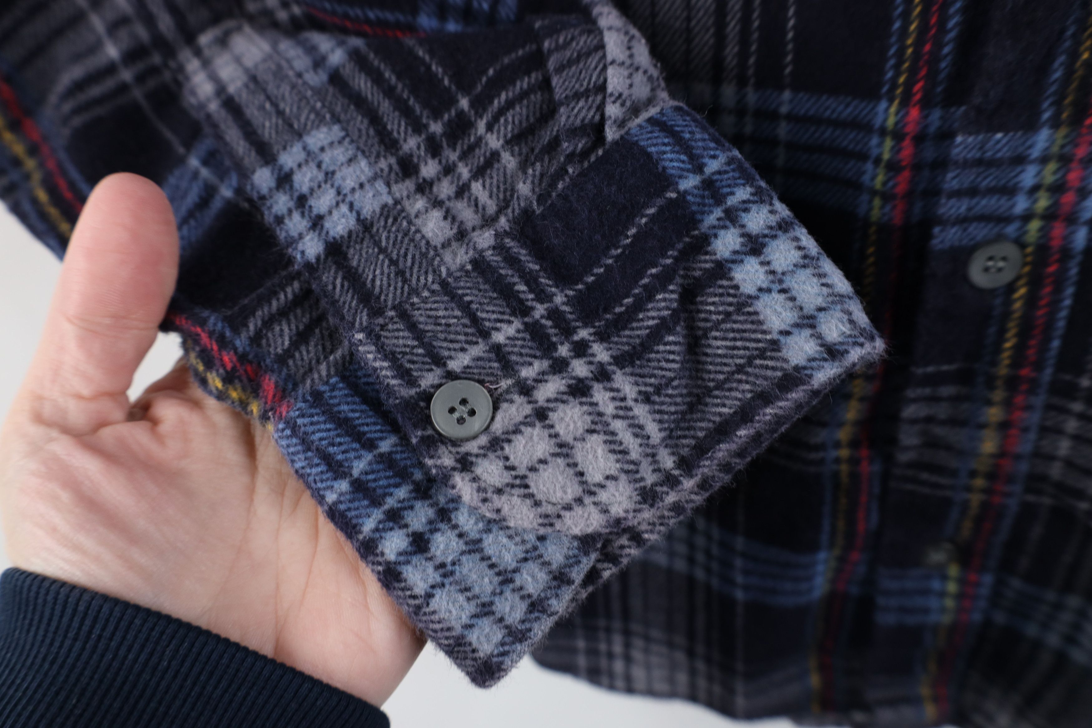 Vintage Vintage 90s Streetwear Collared Button Shirt Rainbow Plaid Size US S / EU 44-46 / 1 - 4 Thumbnail