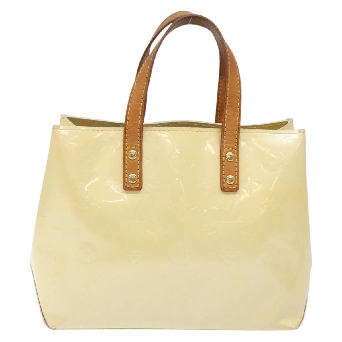 Louis Vuitton LOUIS VUITTON Monogram Vernis Reade PM Hand Bag Perle M91336 Size ONE SIZE - 3 Thumbnail