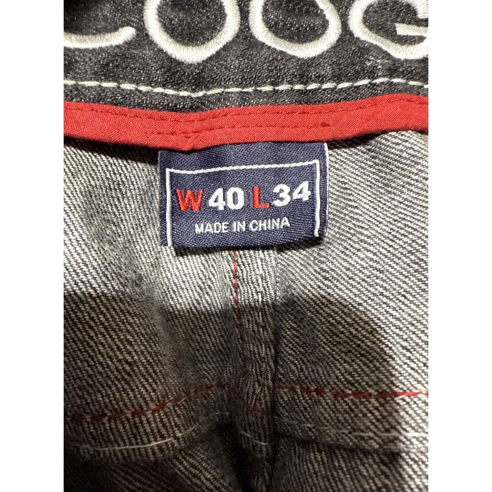 Coogi Coogi Jeans Wide-Leg Denim Black 40x32 Mens Size 40 Inseam 32 RARE Size US 40 / EU 56 - 8 Thumbnail