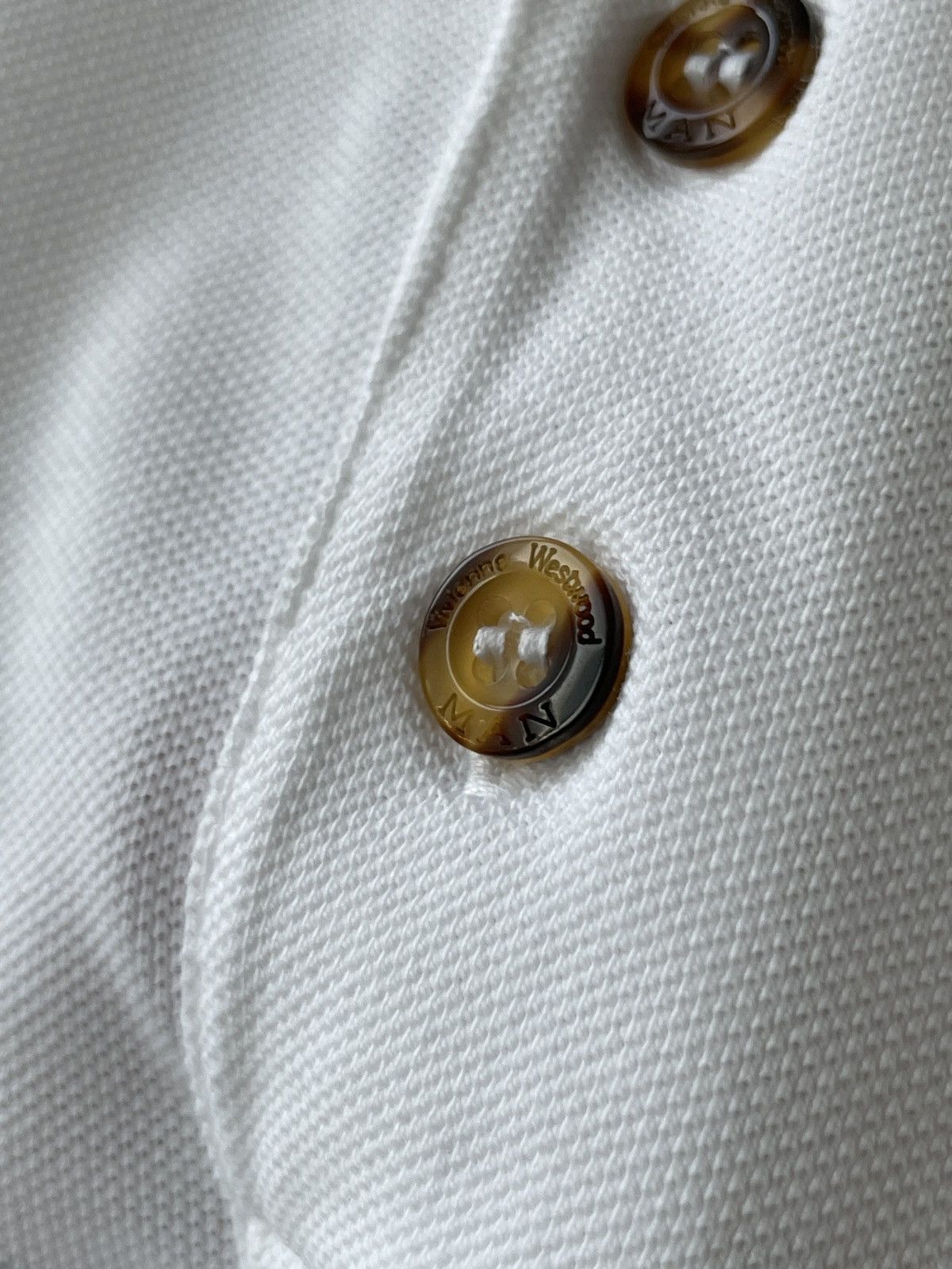 Vivienne Westwood Vivienne westwood White Polo Shirt Size US XL / EU 56 / 4 - 5 Thumbnail