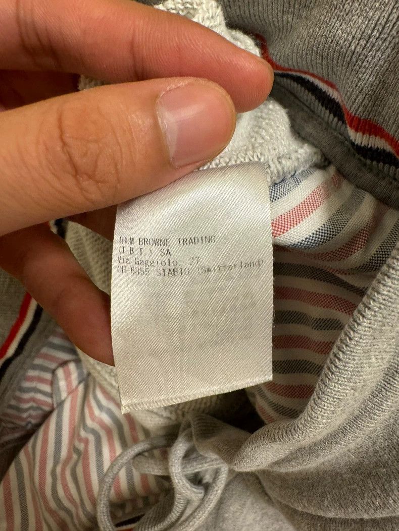Thom Browne Thom browne Size1 Gray knitted pattern logo sweatpants Size US 27 - 4 Thumbnail