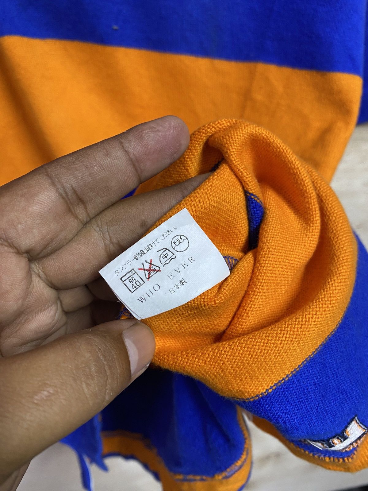 Other Vintage Who Ever polo tshirt big stripes Size US XL / EU 56 / 4 - 6 Thumbnail