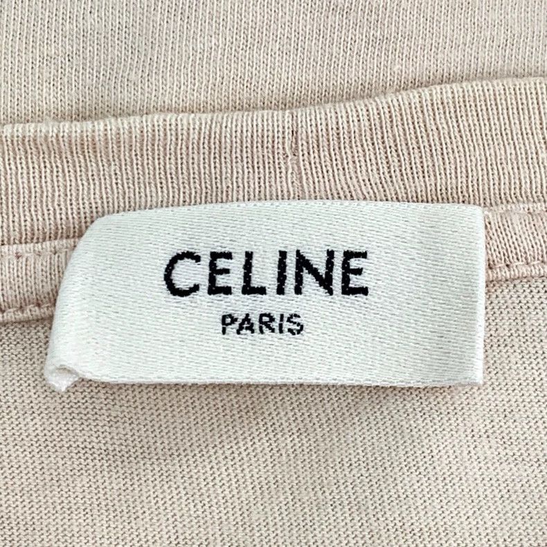 Celine Celine Logo Print Cotton TShirt Size L Size US L / EU 52-54 / 3 - 6 Thumbnail