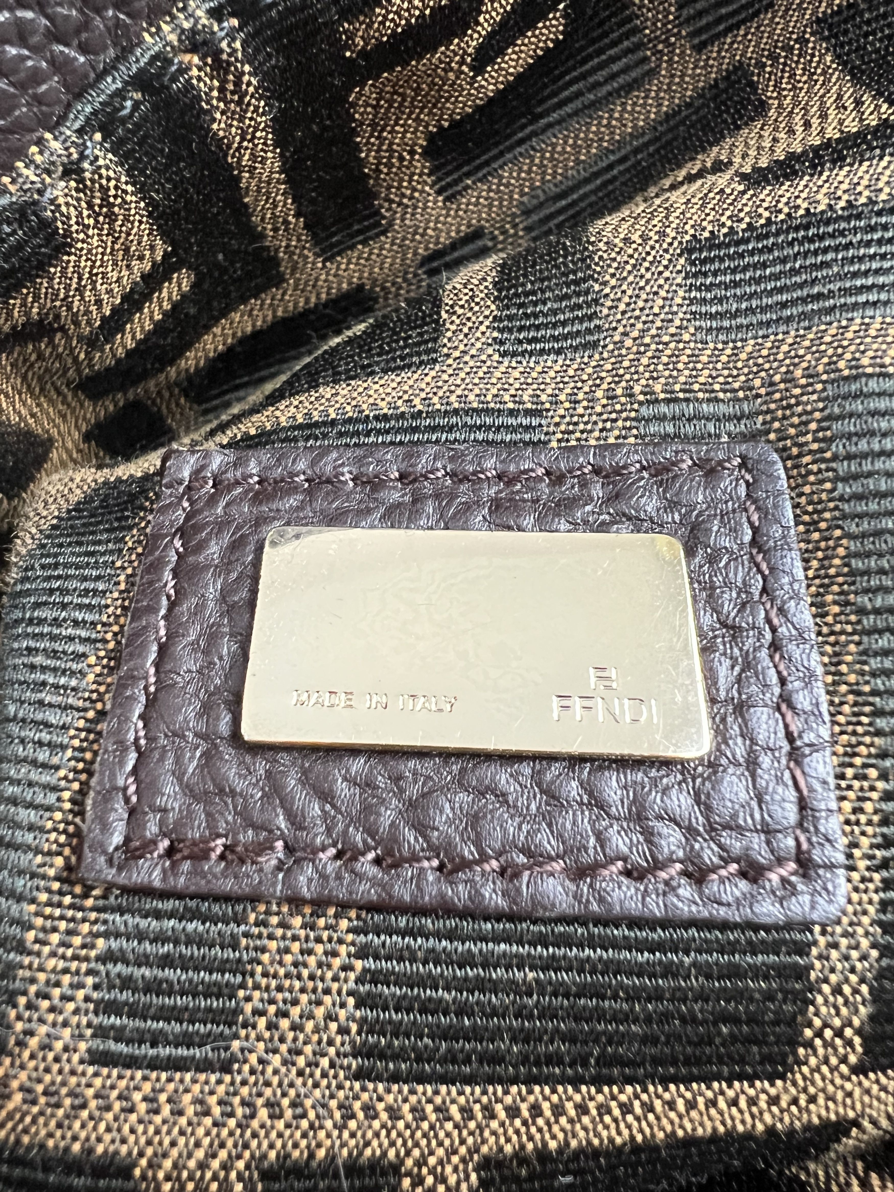 Fendi Fendi Spy Brown Leather Handbag Size ONE SIZE - 7 Thumbnail