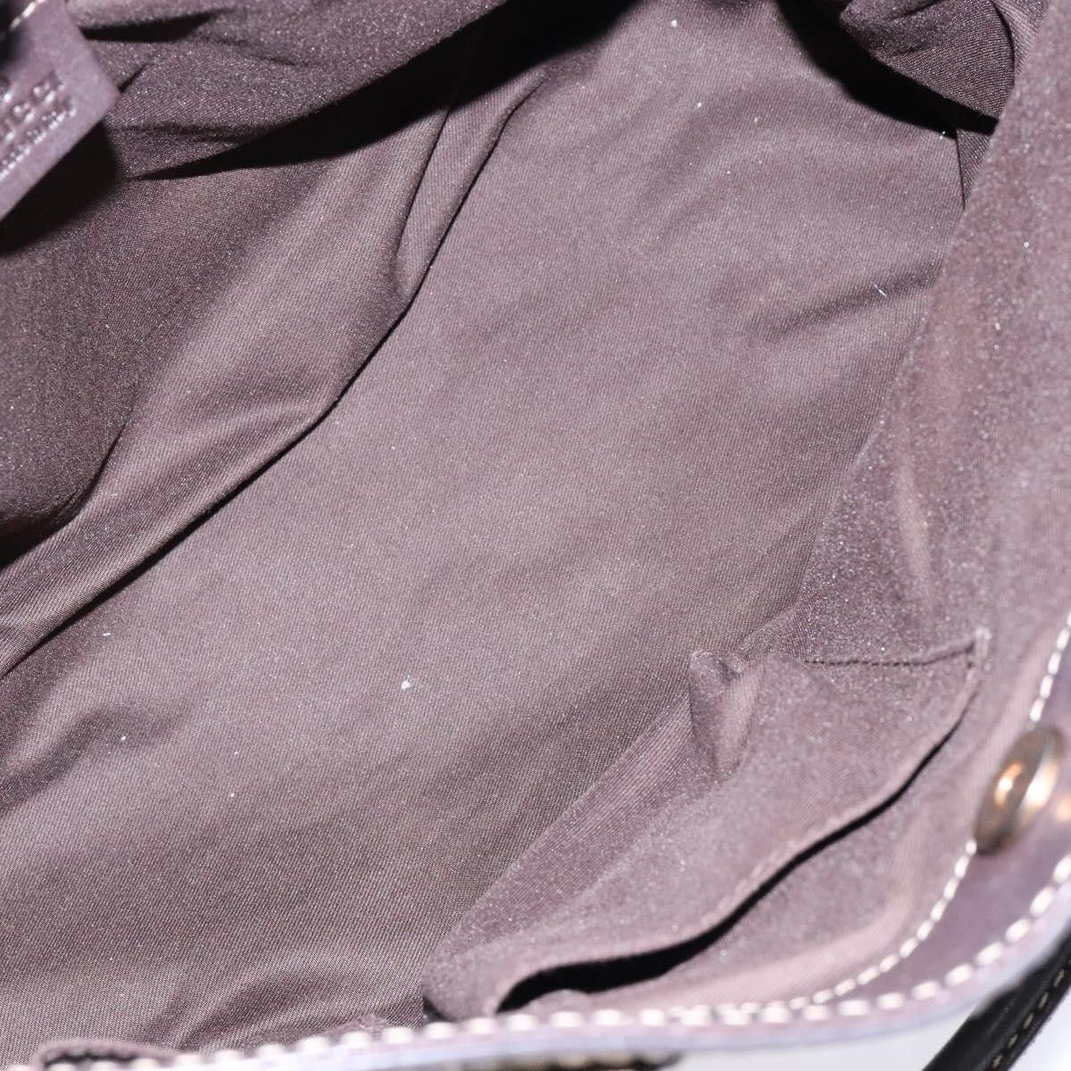 Gucci GUCCI GG Crystal Hand Bag Coated Canvas Beige Gold Size ONE SIZE - 18 Thumbnail