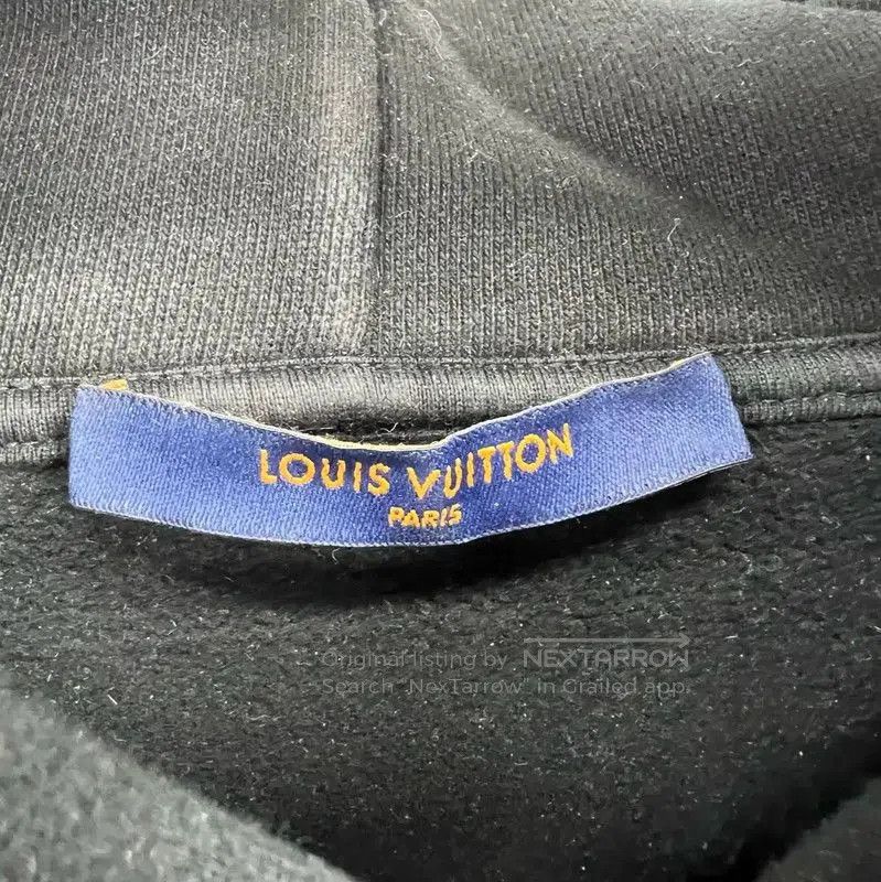 Louis Vuitton Louis Vuitton Men's Black Cotton Hoodie . Size US XL / EU 56 / 4 - 3 Thumbnail
