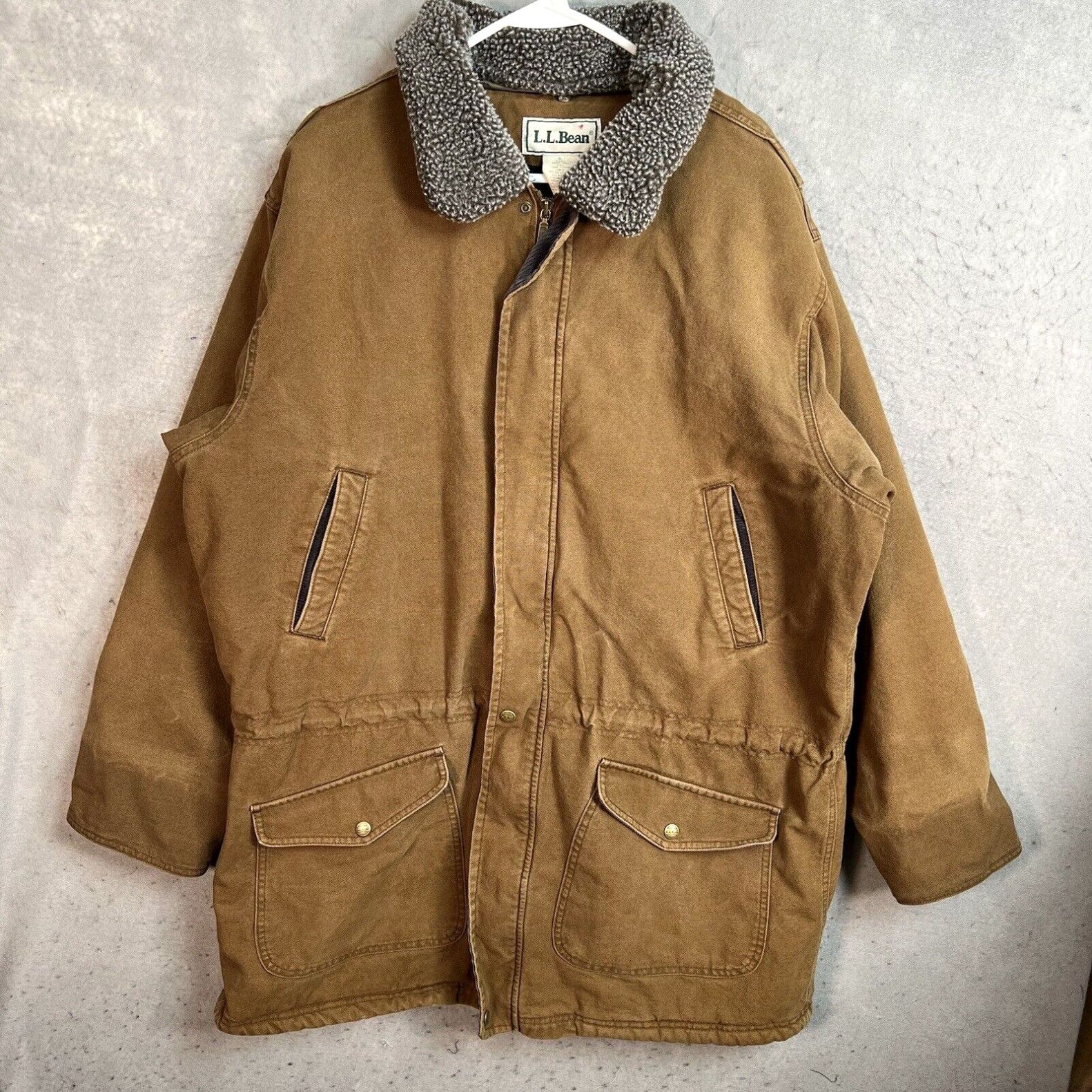 Vintage L.L. Bean Wool Lined Barn outlet Coat / Jacket~90’s~USA~Men’s Size L/XL