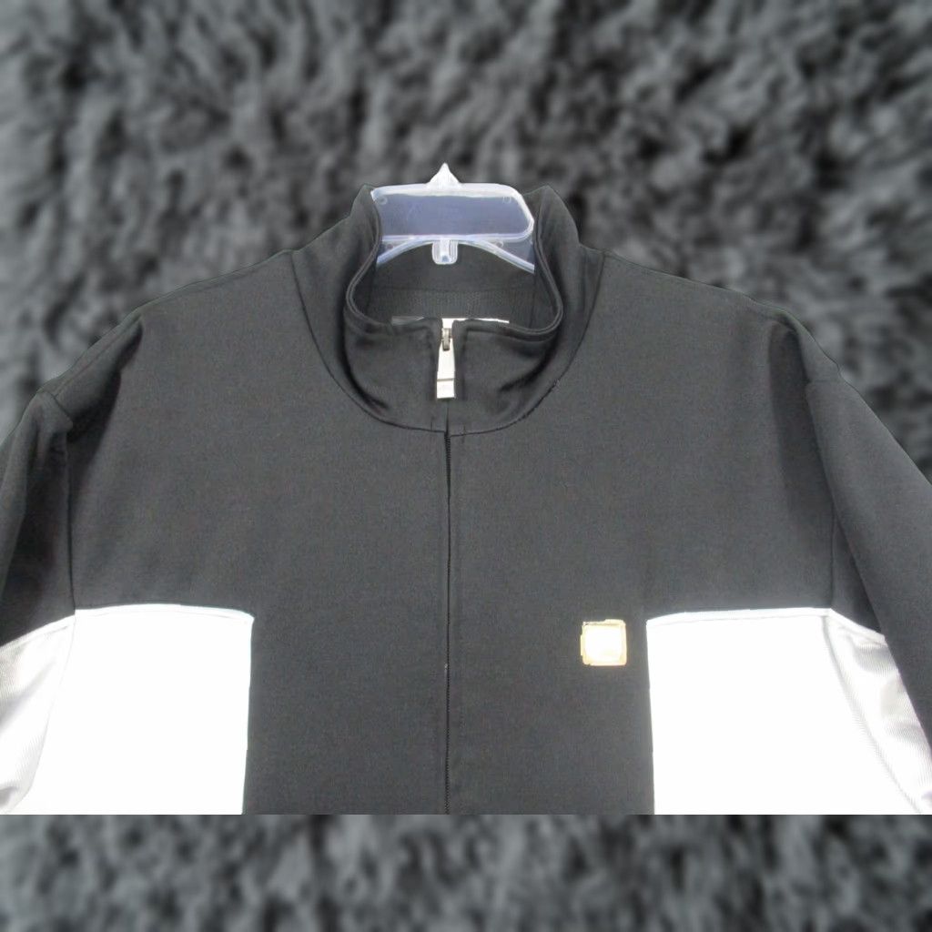 Nike VINTAGE Nike Air Jacket Men's XL Black White Reflective Track Athletic Size US XL / EU 56 / 4 - 1 Thumbnail