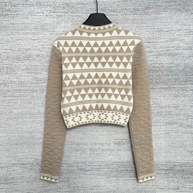 Hermes Hermes Geometric Pattern Jacquard Long Sleeve Short Size XS / US 0-2 / IT 36-38 - 4 Thumbnail