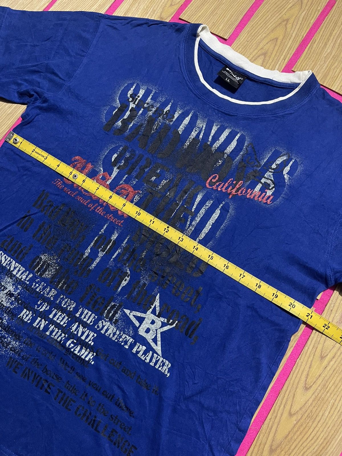 If Six Was Nine VINTAGE Y2K BAD BOY short sleeve tshirt Size US L / EU 52-54 / 3 - 8 Thumbnail