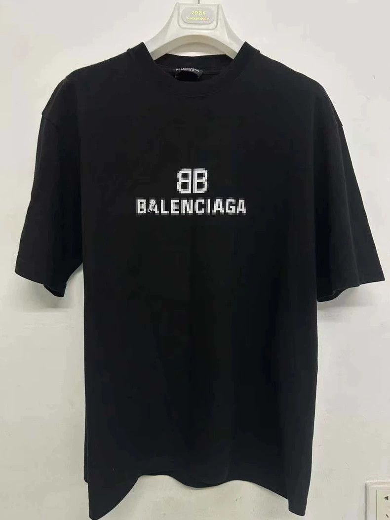 Balenciaga Balenciaga Mosaic Logo Short Sleeve T-shirt- dmc Size US XS / EU 42 / 0 - 1 Thumbnail