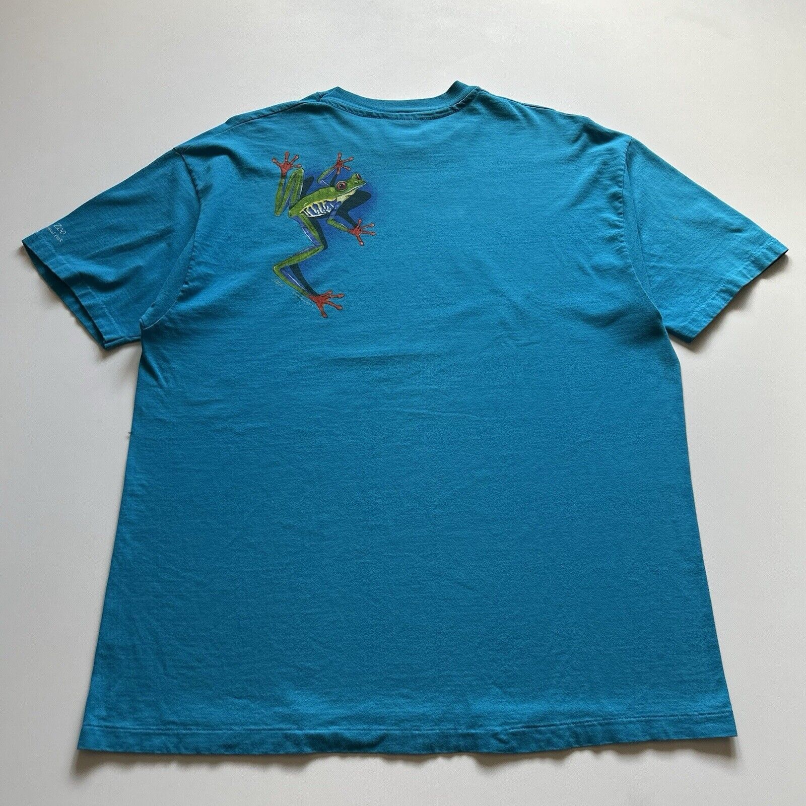 Hanes Vintage 90s Tree Frog Animal Art T Shirt XL Made In USA Rare Size US XL / EU 56 / 4 - 3 Thumbnail