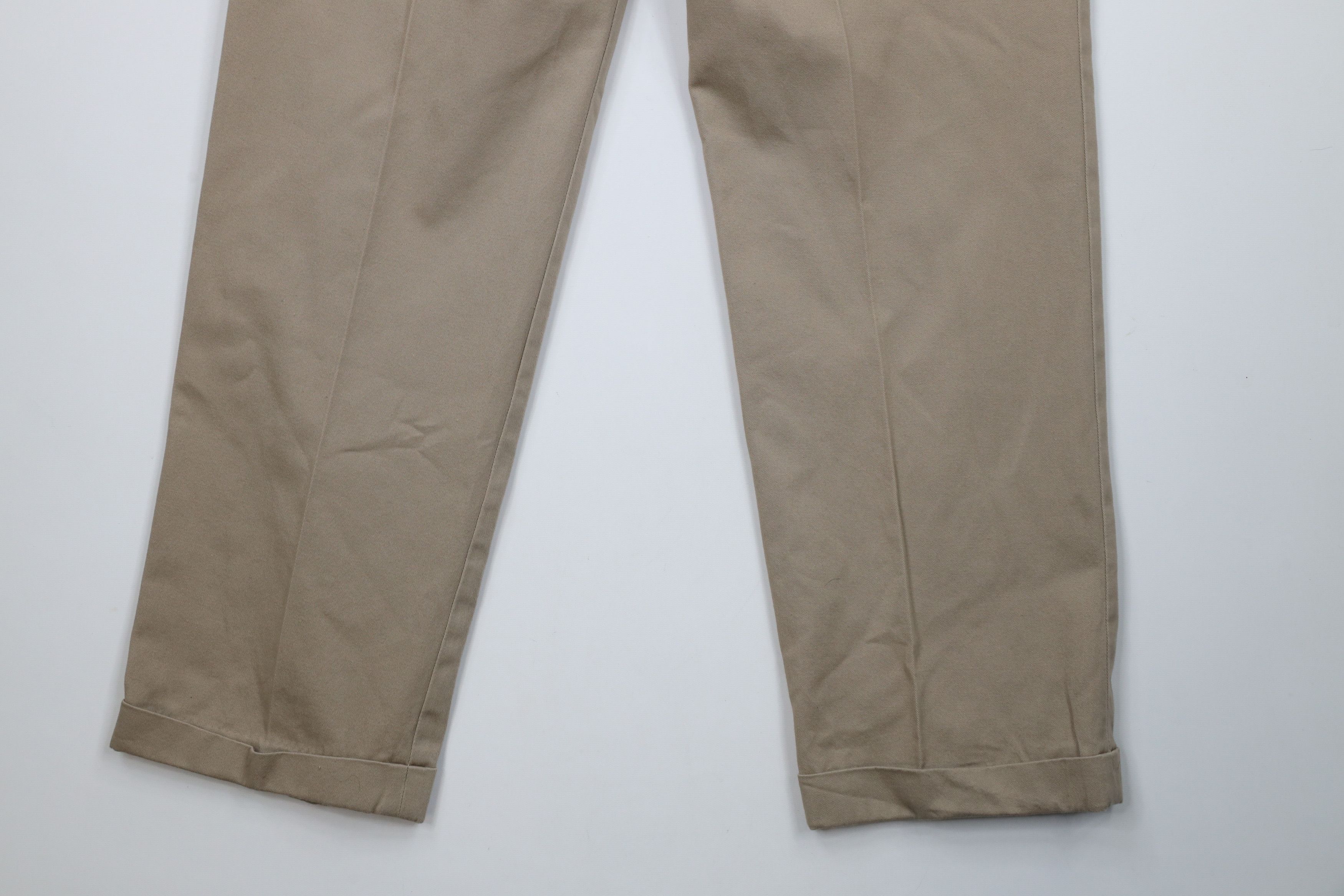 Vintage 90s Bills Khakis Relaxed Fit Pleated Chino Pants USA
