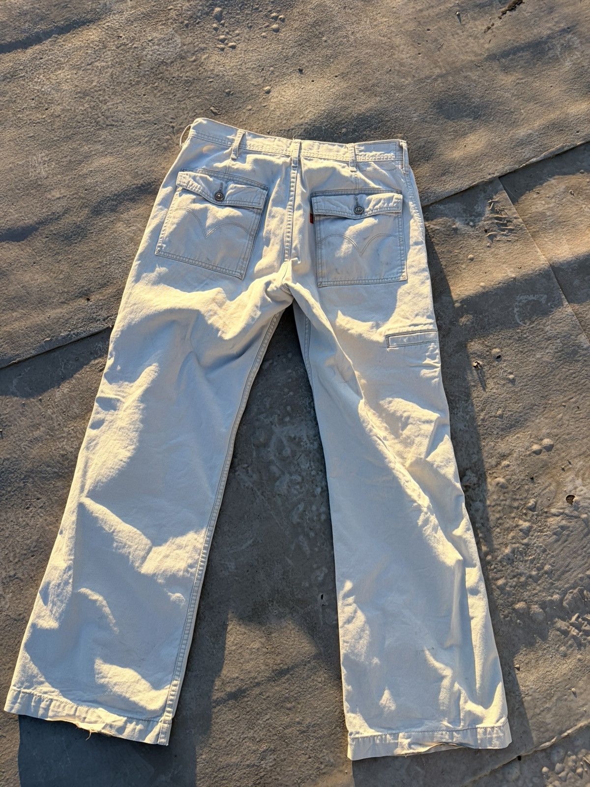 Levi's Wide Leg Carpenter Trousers Size US 34 / EU 50 - 2 Thumbnail