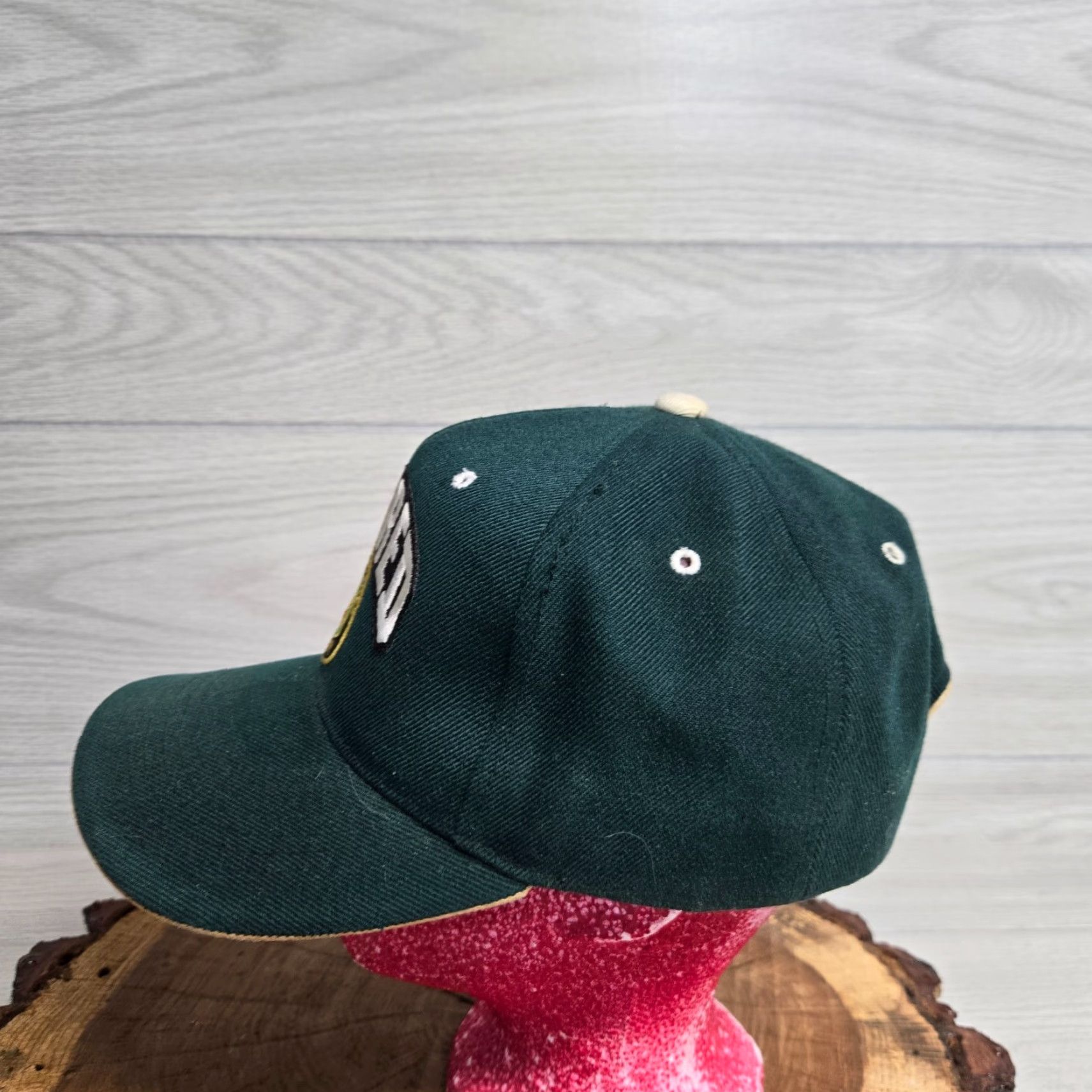 Vintage VINTAGE US Army Retired Green Adult Adjustable Strapback Baseball Cap Hat Size ONE SIZE - 5 Thumbnail