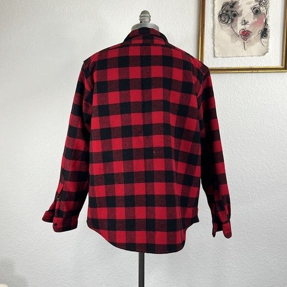 Polo Ralph Lauren Polo by Ralph Lauren Fleece Lined Plaid Wool Sherpa Overshir Size US L / EU 52-54 / 3 - 9 Thumbnail