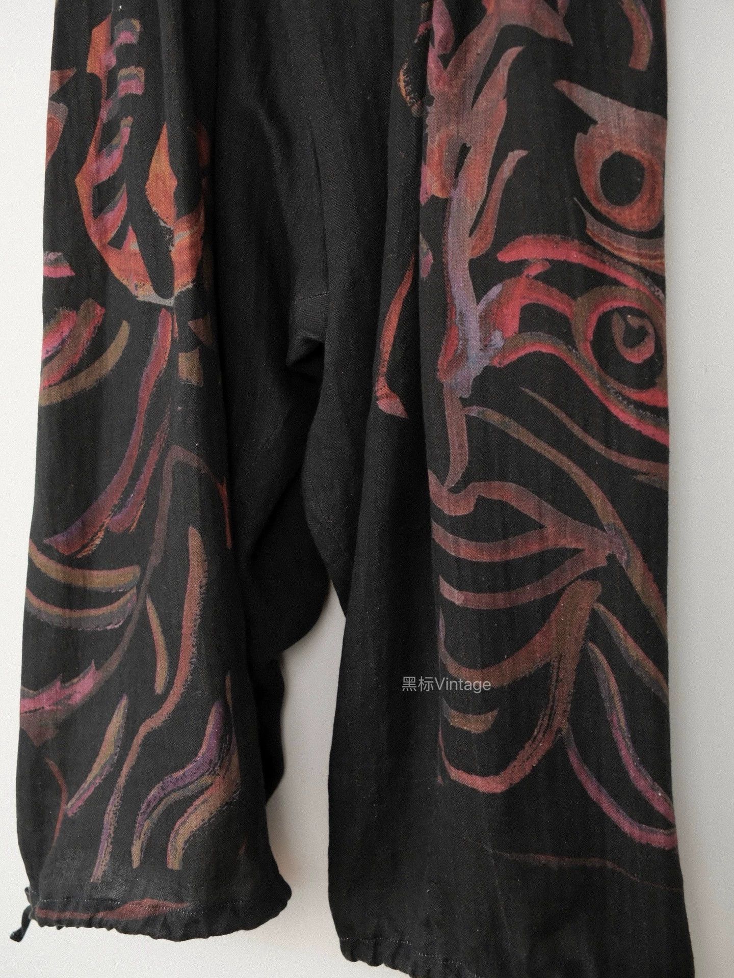 Yohji Yamamoto Yohji Yamamoto 20SS Vtg Linen Prntd Balloon Pants Size US 32 / EU 48 - 5 Thumbnail