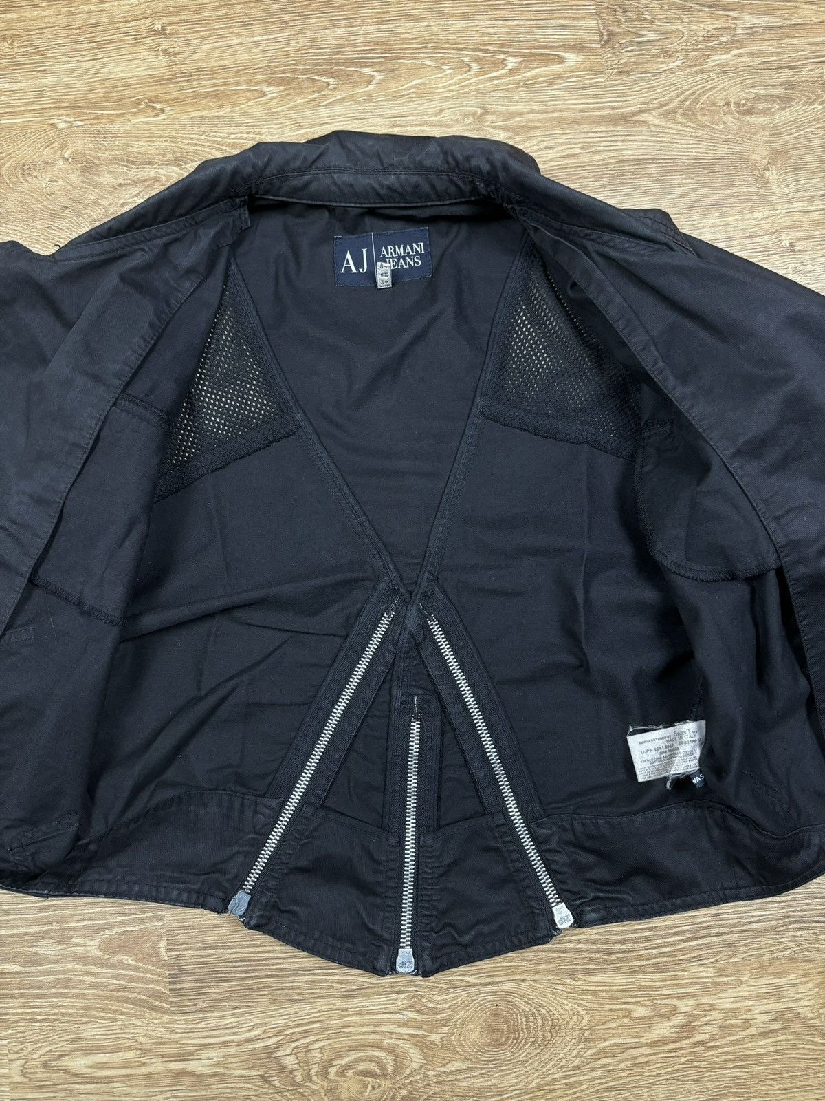 Armani Armani Cropped Multizip Jacket Size L / US 10 / IT 46 - 4 Thumbnail