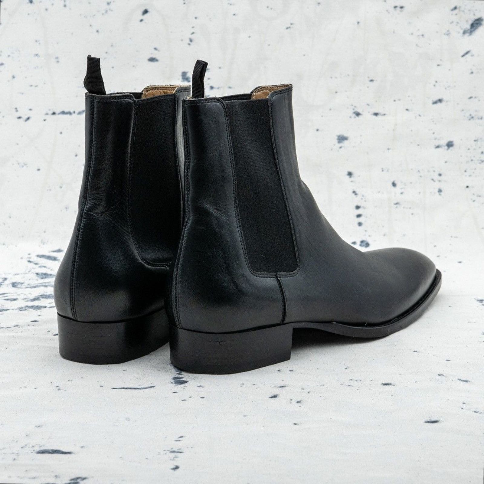 Sandro Sandro paris classic mens black leather chelsea boots Size US 11 / EU 44 - 9 Thumbnail