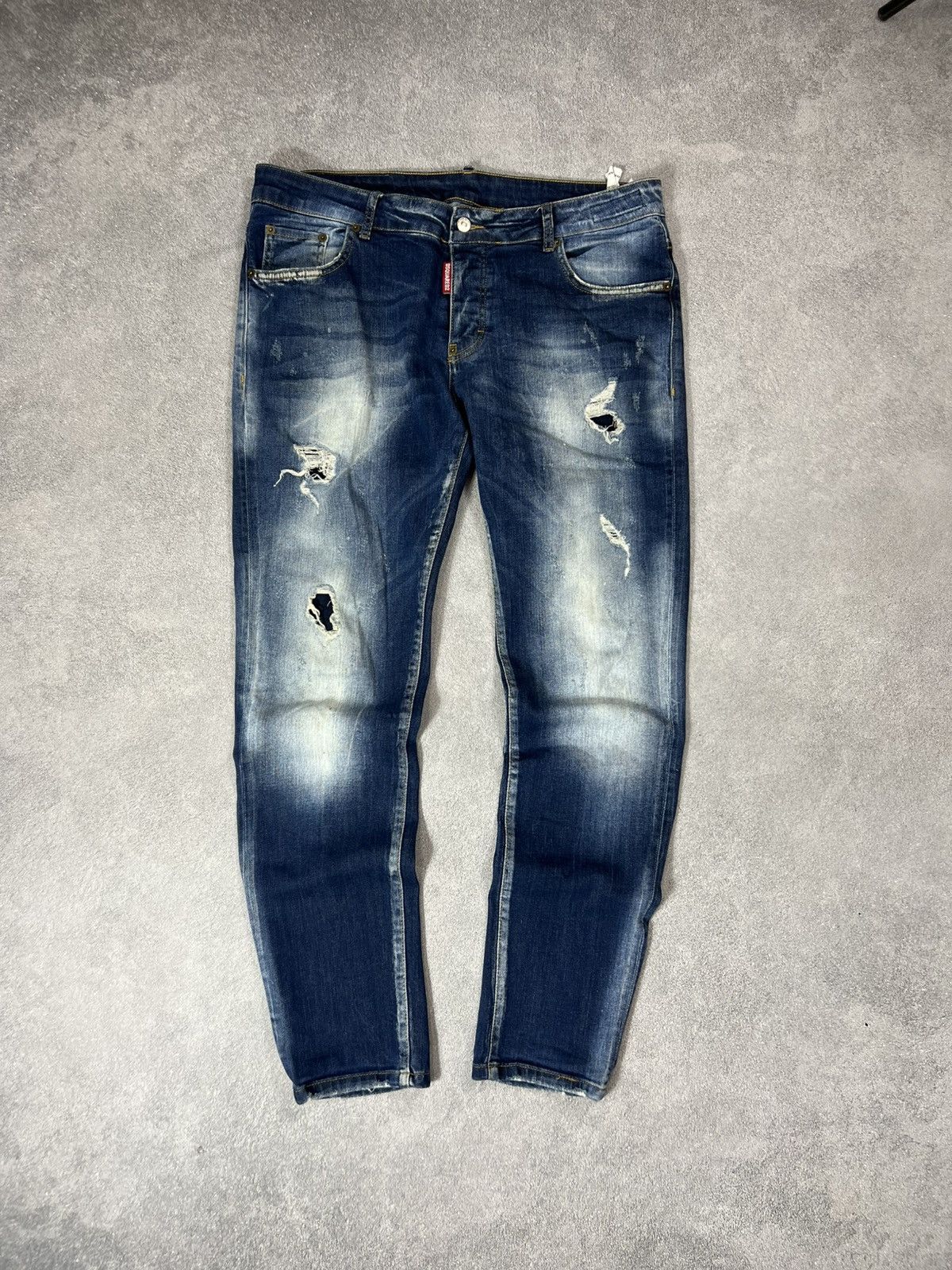 Dsquared2 Luxury Drip Dsquared2 Jeans pants distressed hype y2k opium Size US 31 - 1 Thumbnail