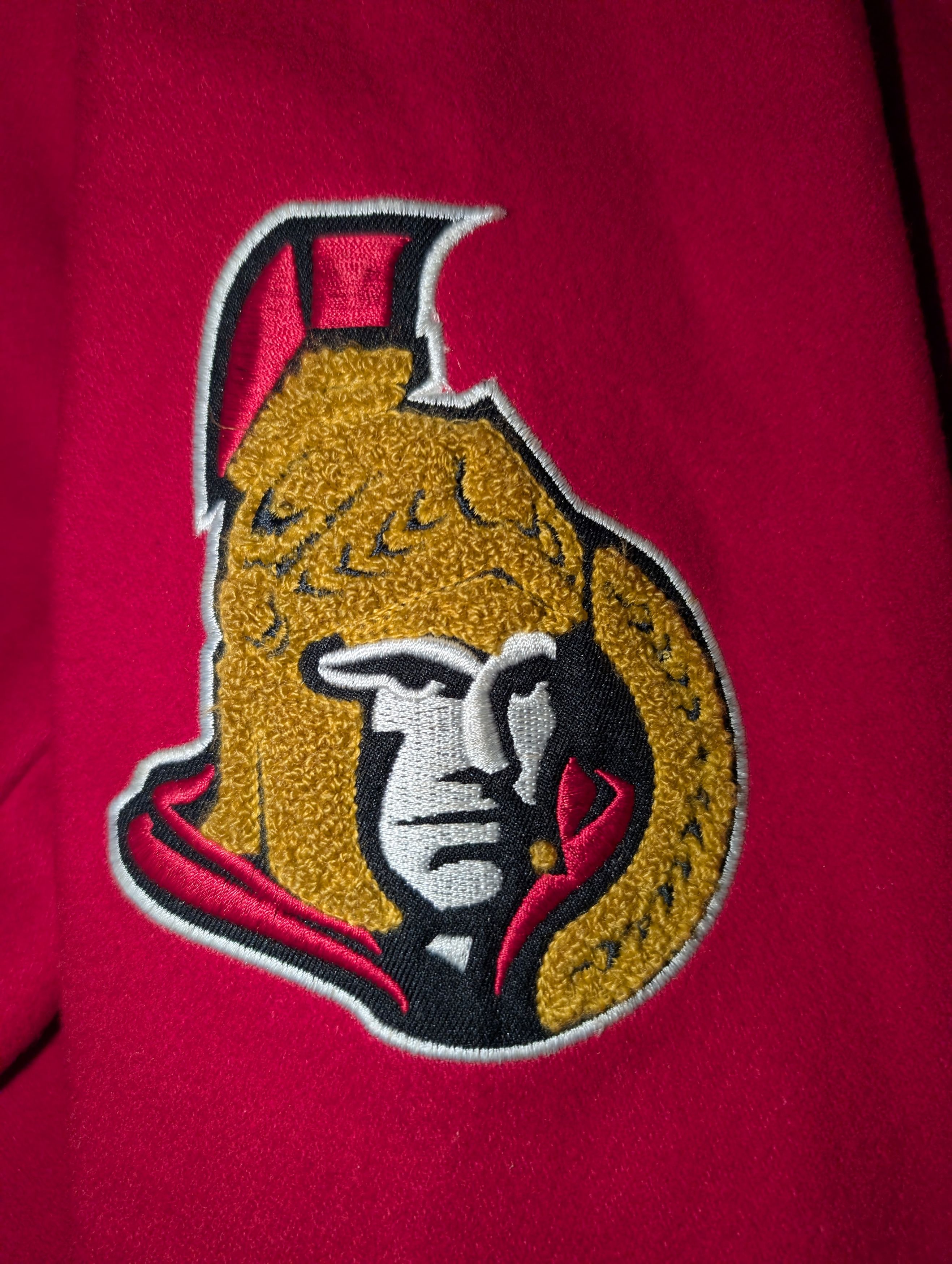 NHL NHL RED OTTAWA SENATOR VARISITY COTTON JACKET Size US M / EU 48-50 / 2 - 3 Thumbnail