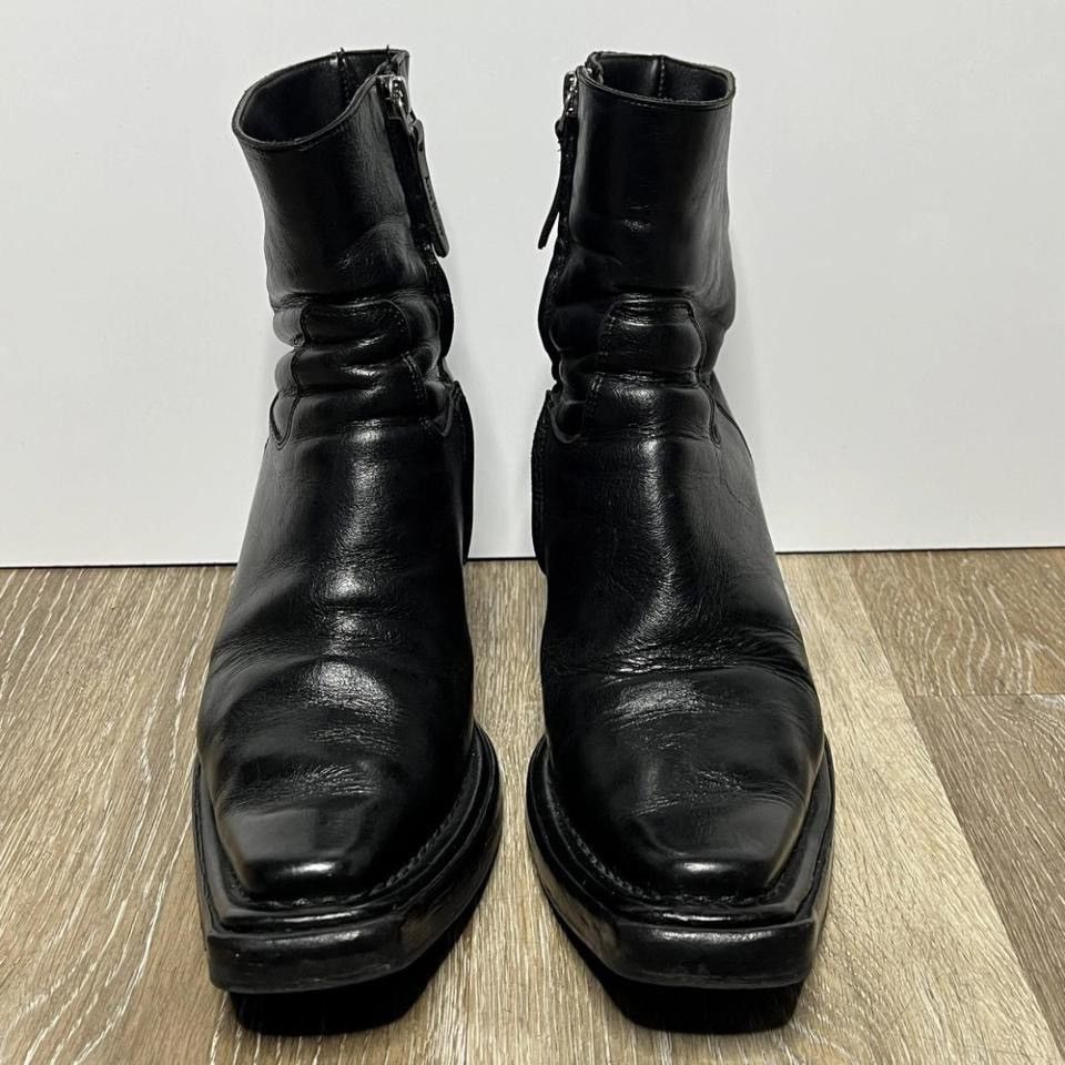 Acne Studios × Designer × Vintage acne studios square toe heeled boots Size US 7 / IT 37 - 4 Thumbnail