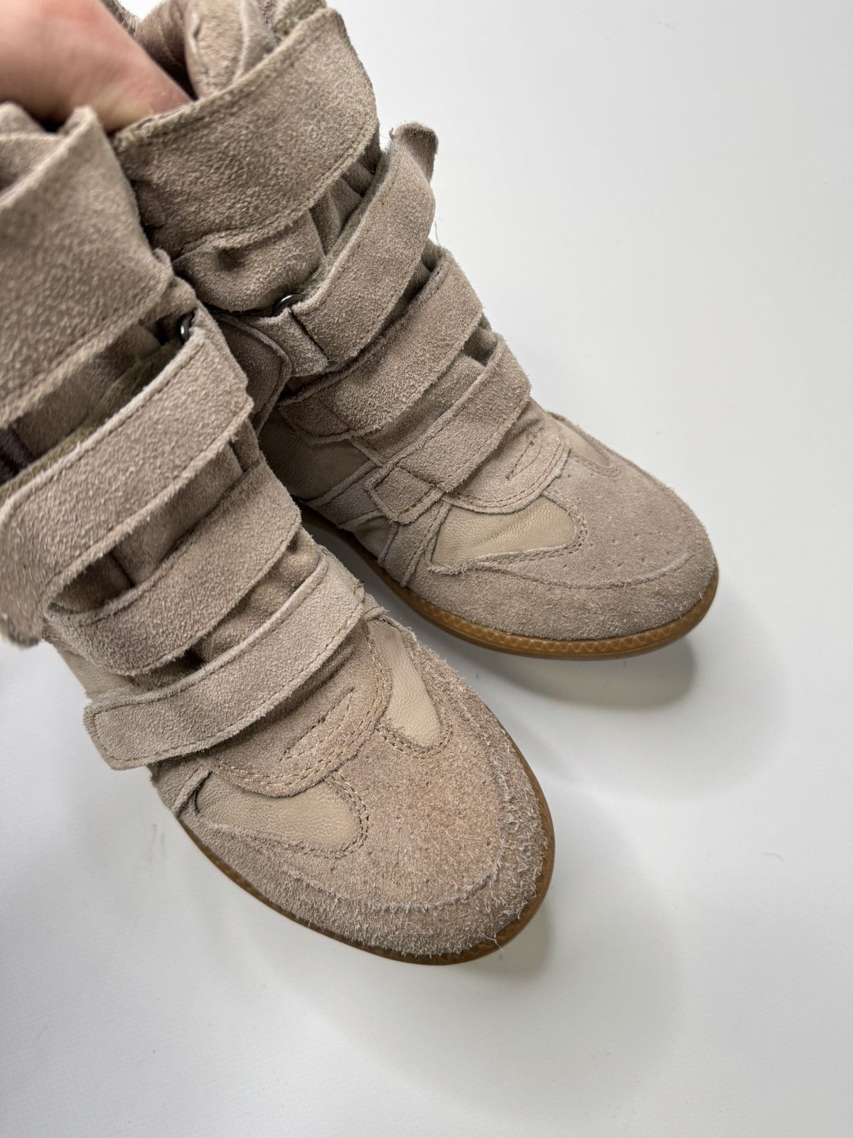 Vintage Vintage archive Suede wedges bekett vibe avant garde archive Size US 5 / IT 35 - 8 Thumbnail