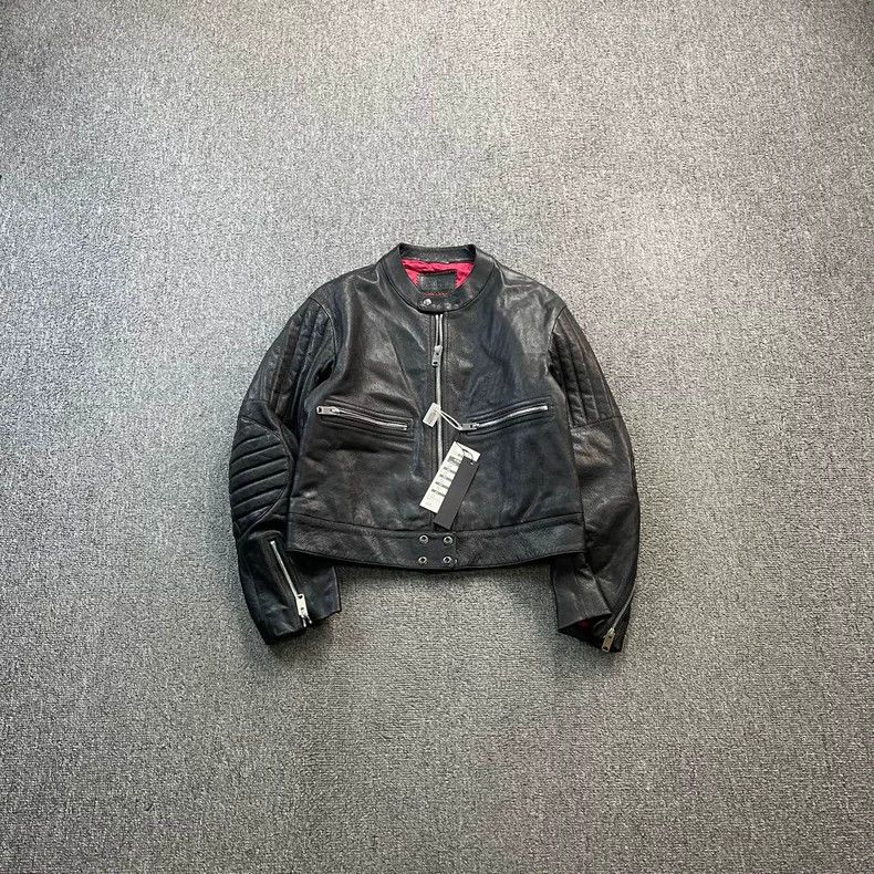 Gucci Gucci Black motorcycle leather jacket 2502-Nextarrow Size US M / EU 48-50 / 2 - 1 Thumbnail
