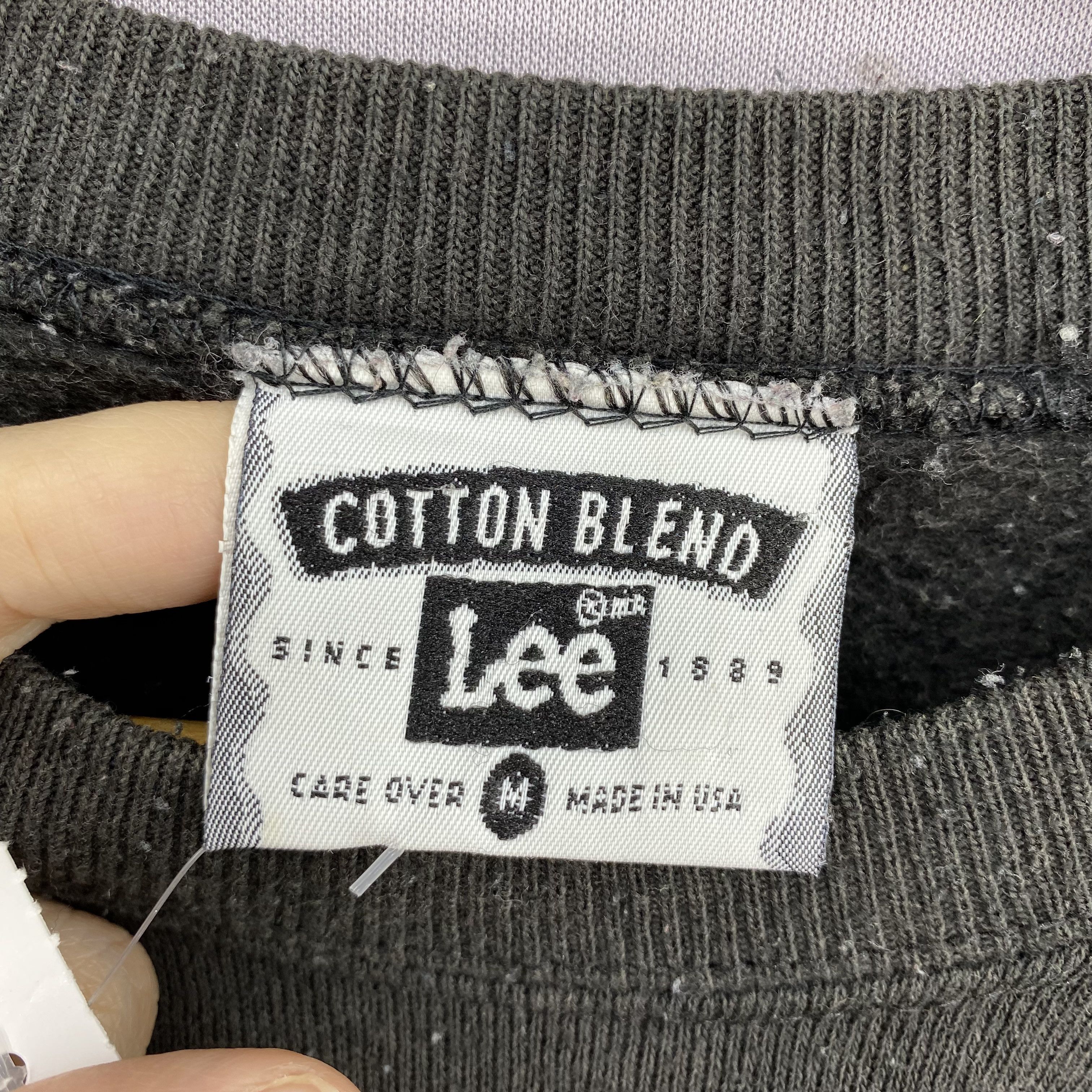 Lee Vintage 90s Lee Sweatshirt Spellout Logo Pullover Jumper USA Size US M / EU 48-50 / 2 - 8 Thumbnail
