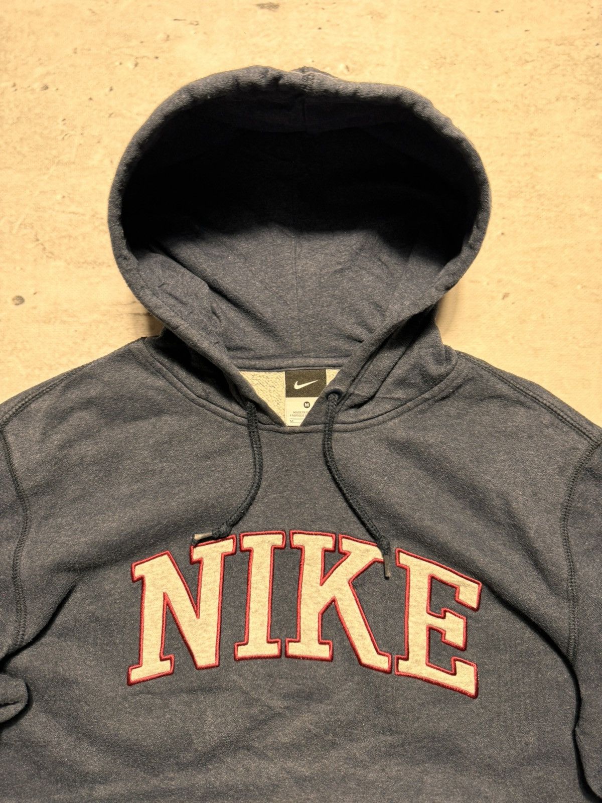 Nike × Vintage NIKE VINTAGE CENTER LOGO OVERSIZE BOXY HOODIE Size US M / EU 48-50 / 2 - 4 Thumbnail