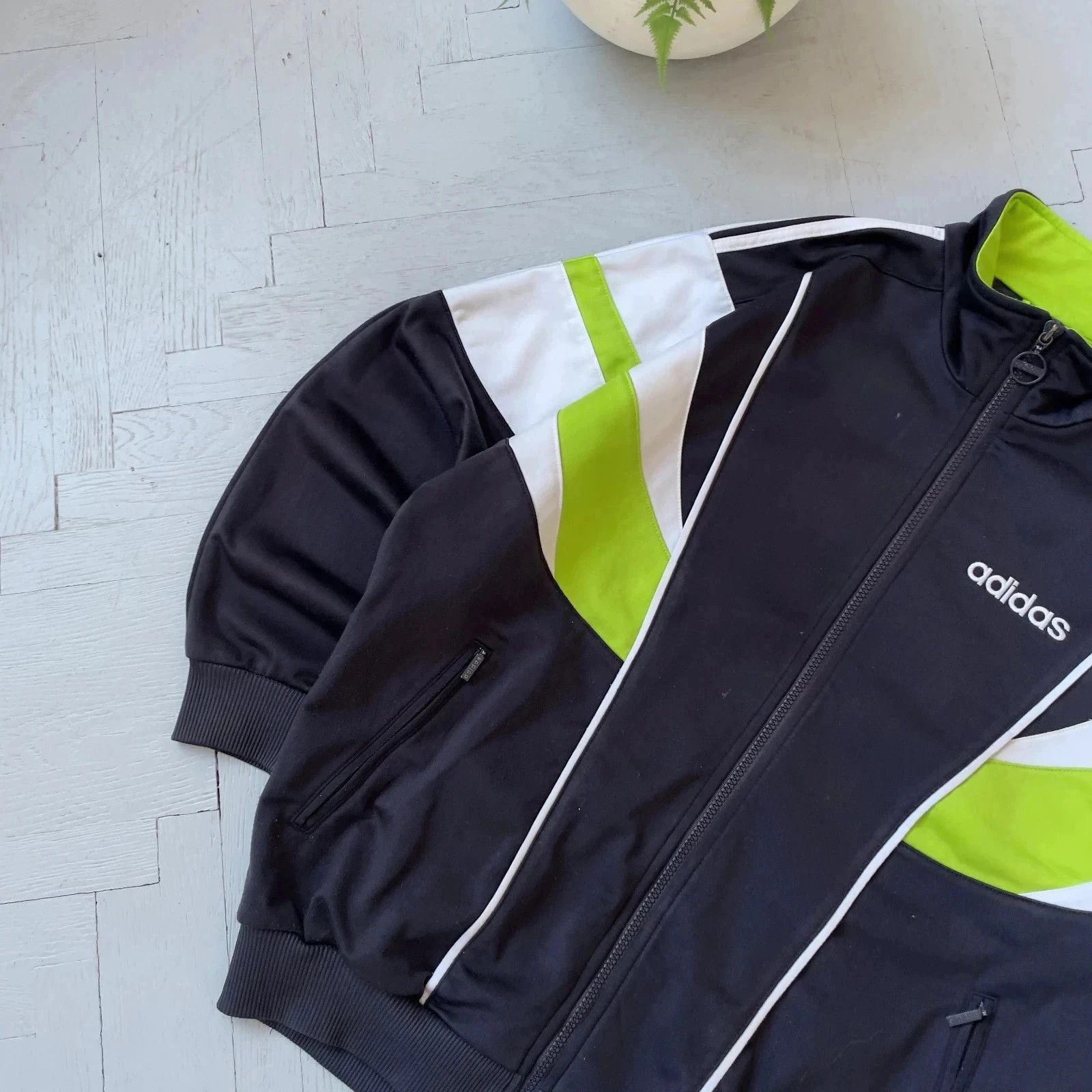 Adidas Vintage Adidas Full Zip Retro Track Jacket Size US M / EU 48-50 / 2 - 2 Thumbnail