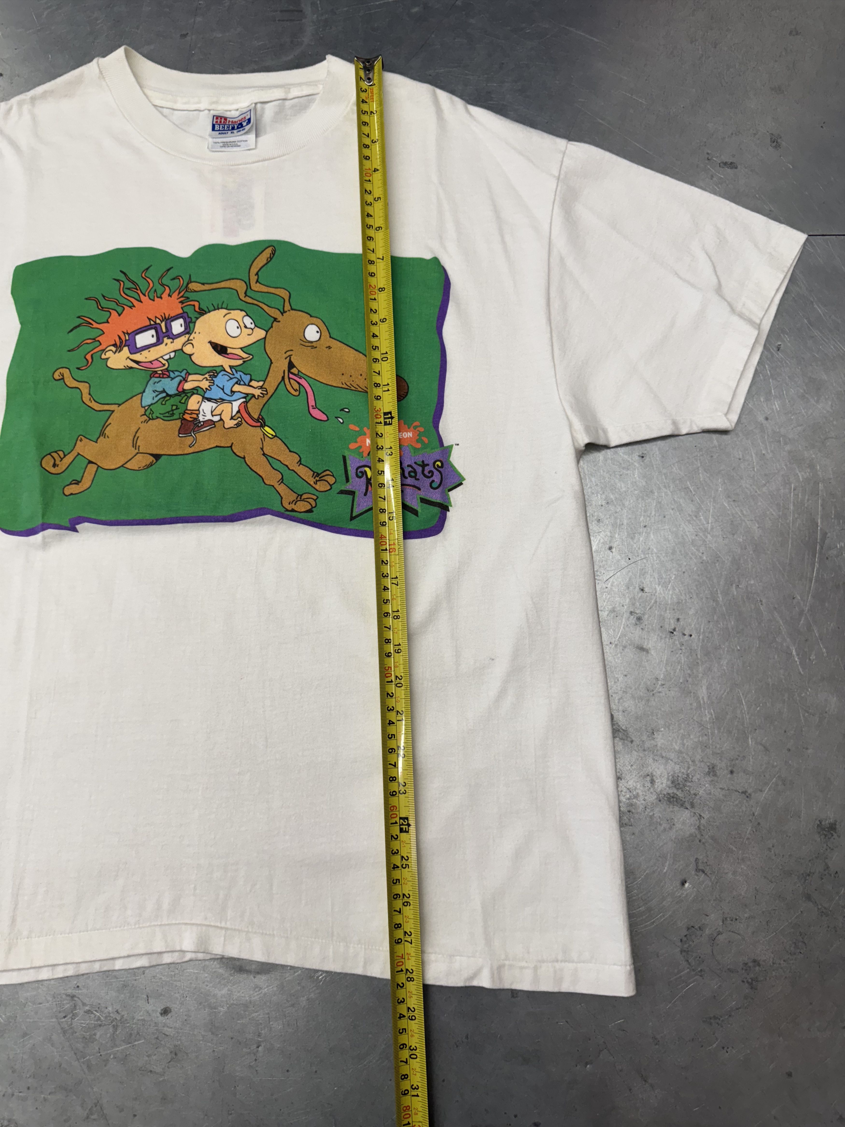 Hanes Vintage Rugrats Tee Size US XL / EU 56 / 4 - 2 Thumbnail