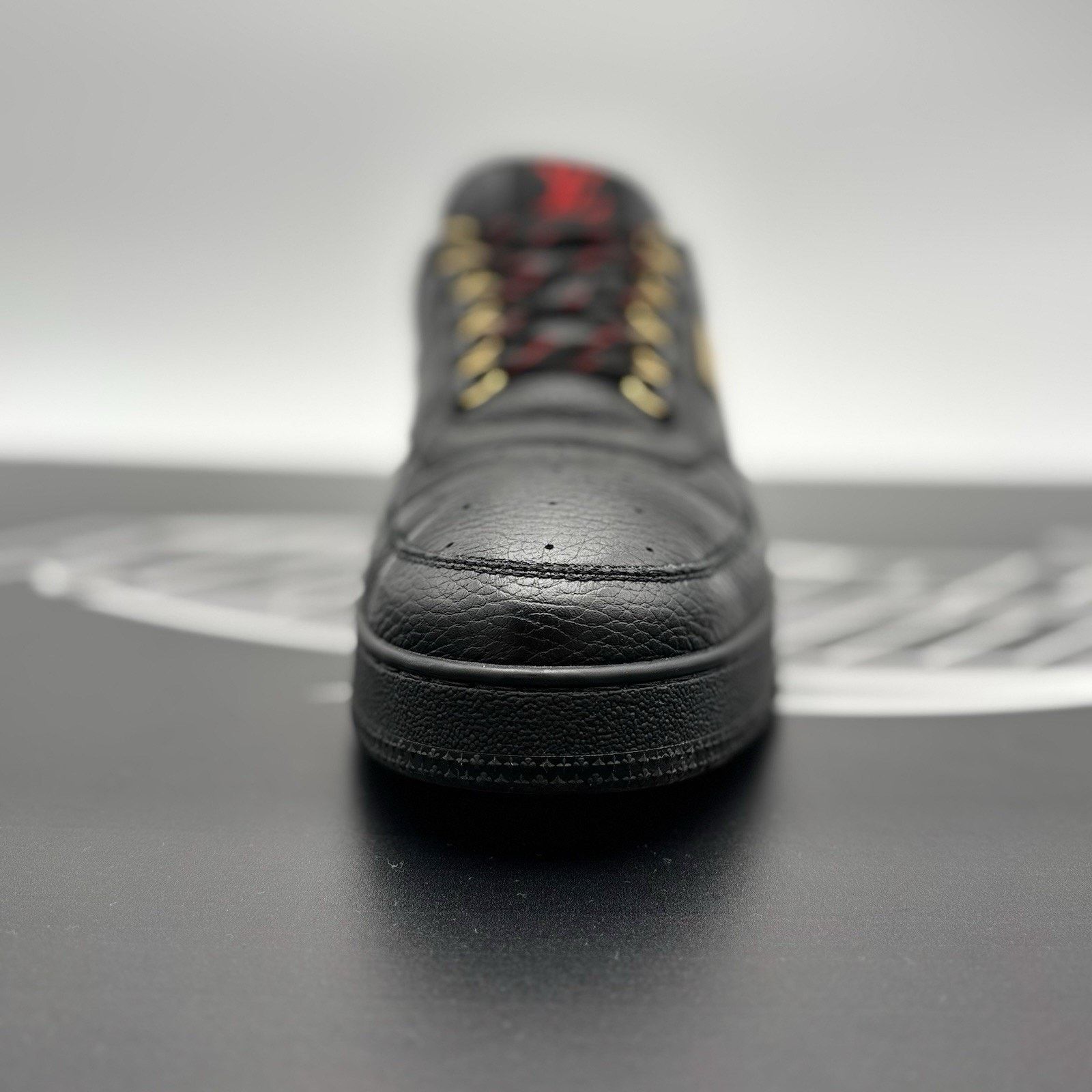 Louis Vuitton Louis Vuitton Hardware Calfskin Trainer ‘ Black, Gold ‘ Size US 10.5 / EU 43-44 - 15 Thumbnail