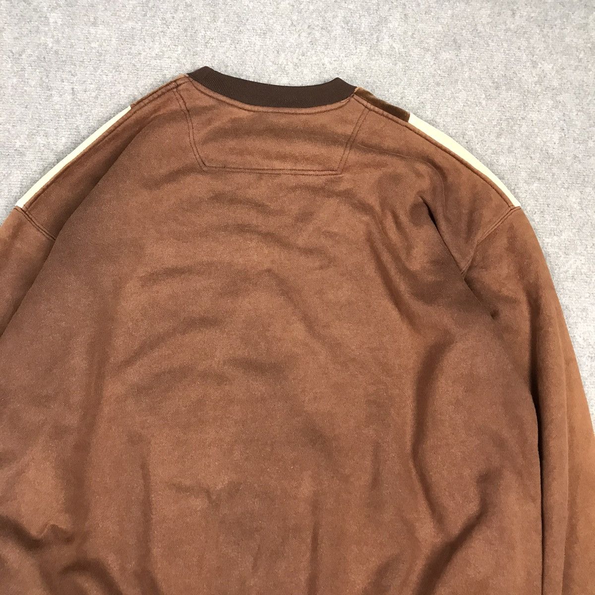 Japanese Brand × Sean John SEAN JHON PATCHWORK VELVET SUN FADED SWEATSHIRT Size US XL / EU 56 / 4 - 9 Thumbnail
