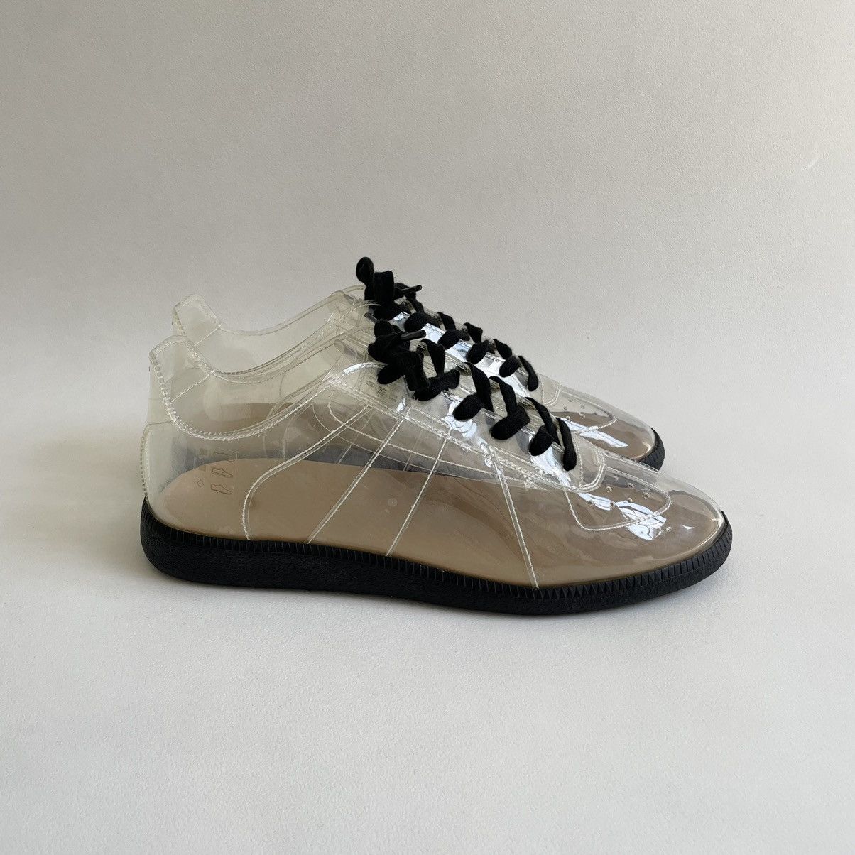 Maison Margiela S/S 21 Clear PVC GAT Sneakers Size US 10 / EU 43 - 4 Thumbnail