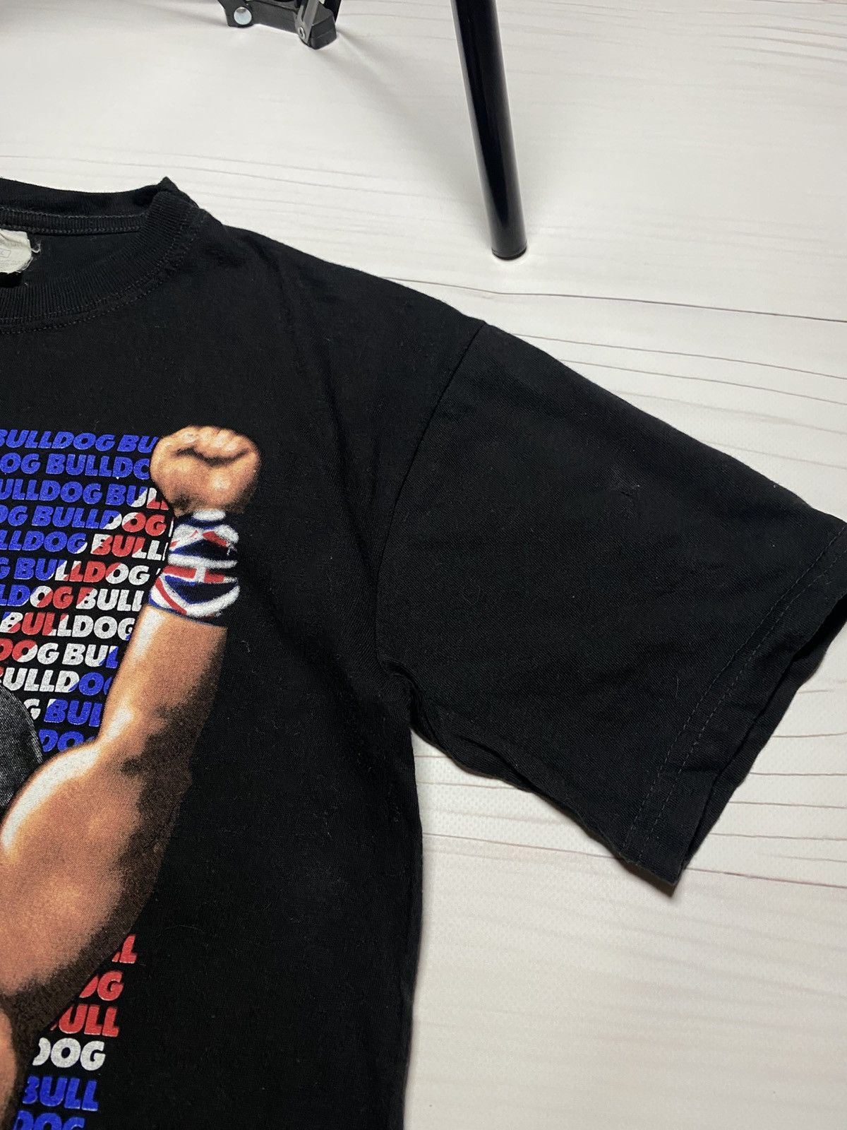 Vintage Vintage WWF British Bulldog 1991 big Logo y2k t shirt Size US S / EU 44-46 / 1 - 5 Thumbnail