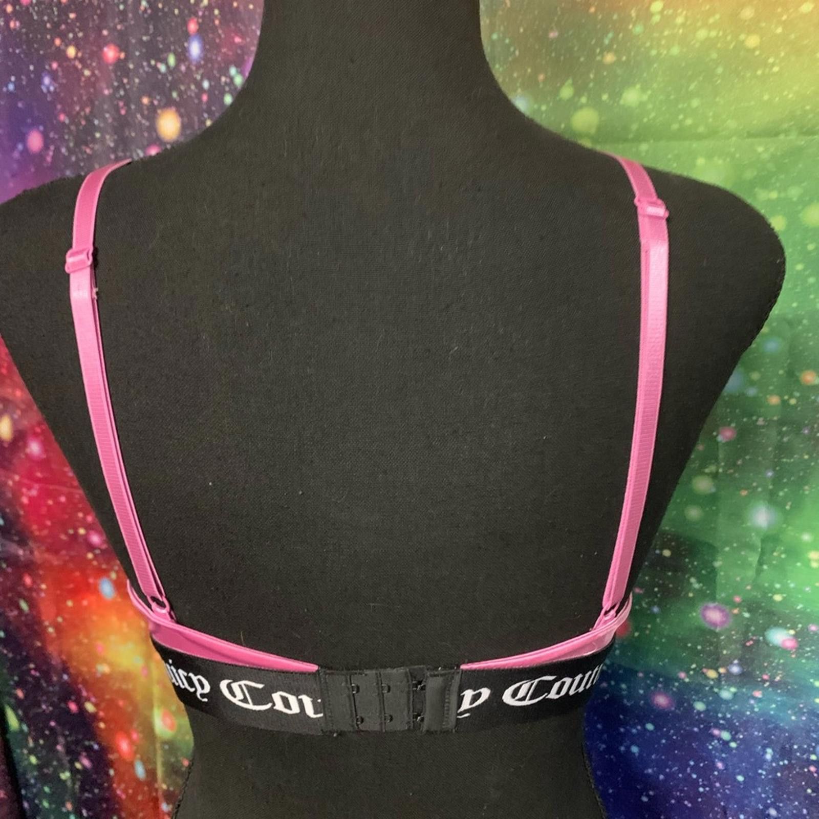 Juicy Couture Jeans Juicy Couture Pink V-Neck Bra with Elastic Band Size ONE SIZE - 3 Thumbnail