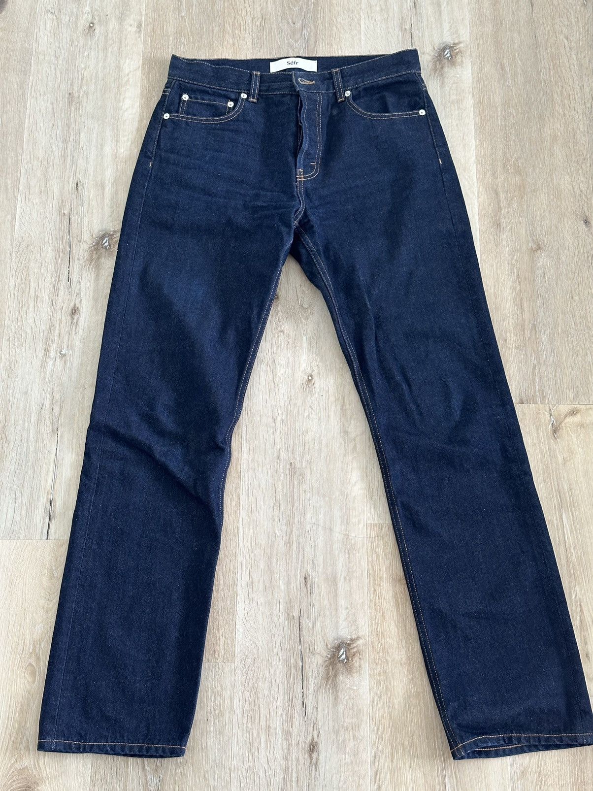 Sefr Sefr Straight Leg Jeans in Indigo Size US 30 / EU 46 - 1 Thumbnail
