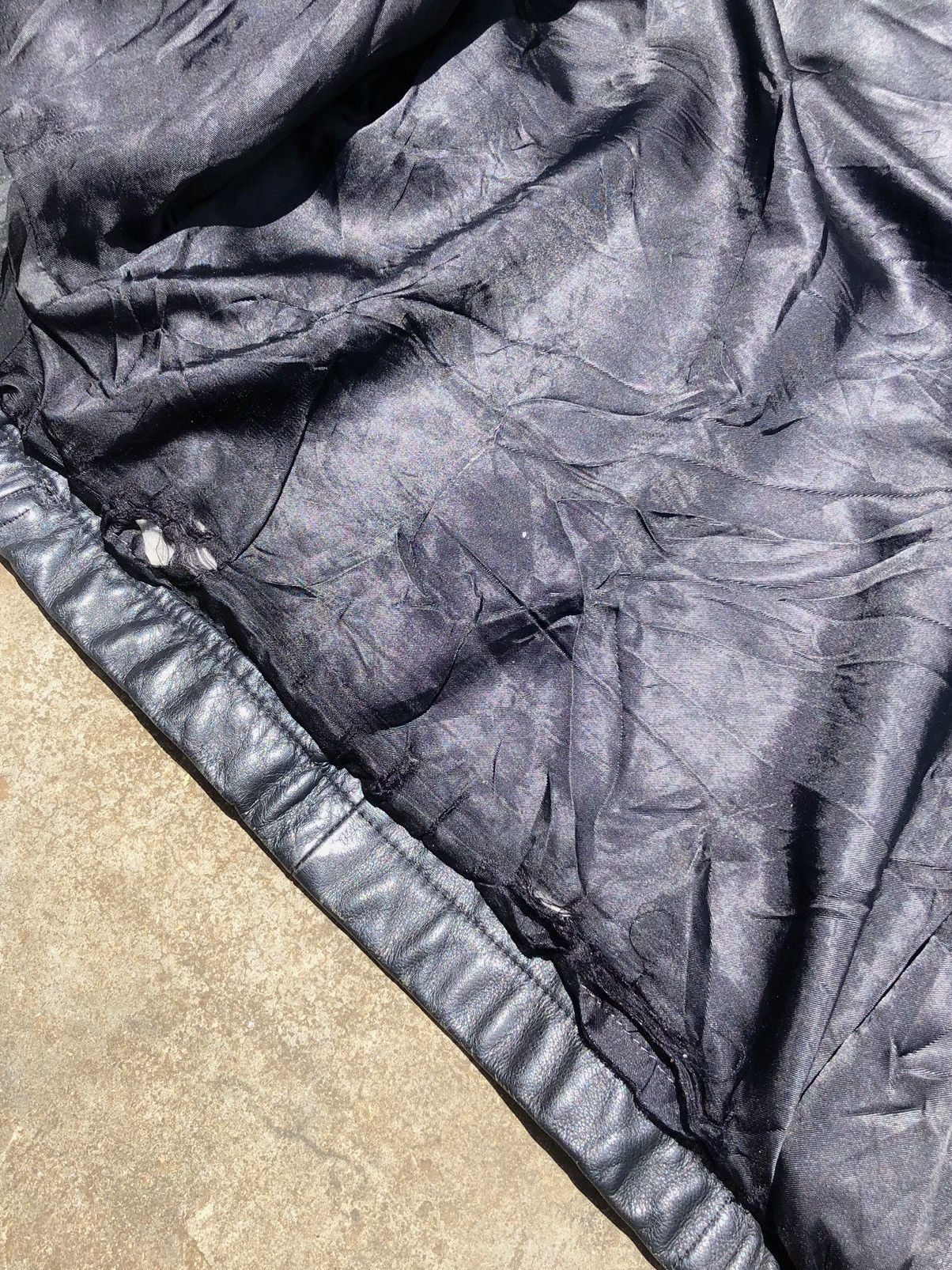 Leather 70~80s French Air Force type Leather Jacket Size US L / EU 52-54 / 3 - 11 Thumbnail
