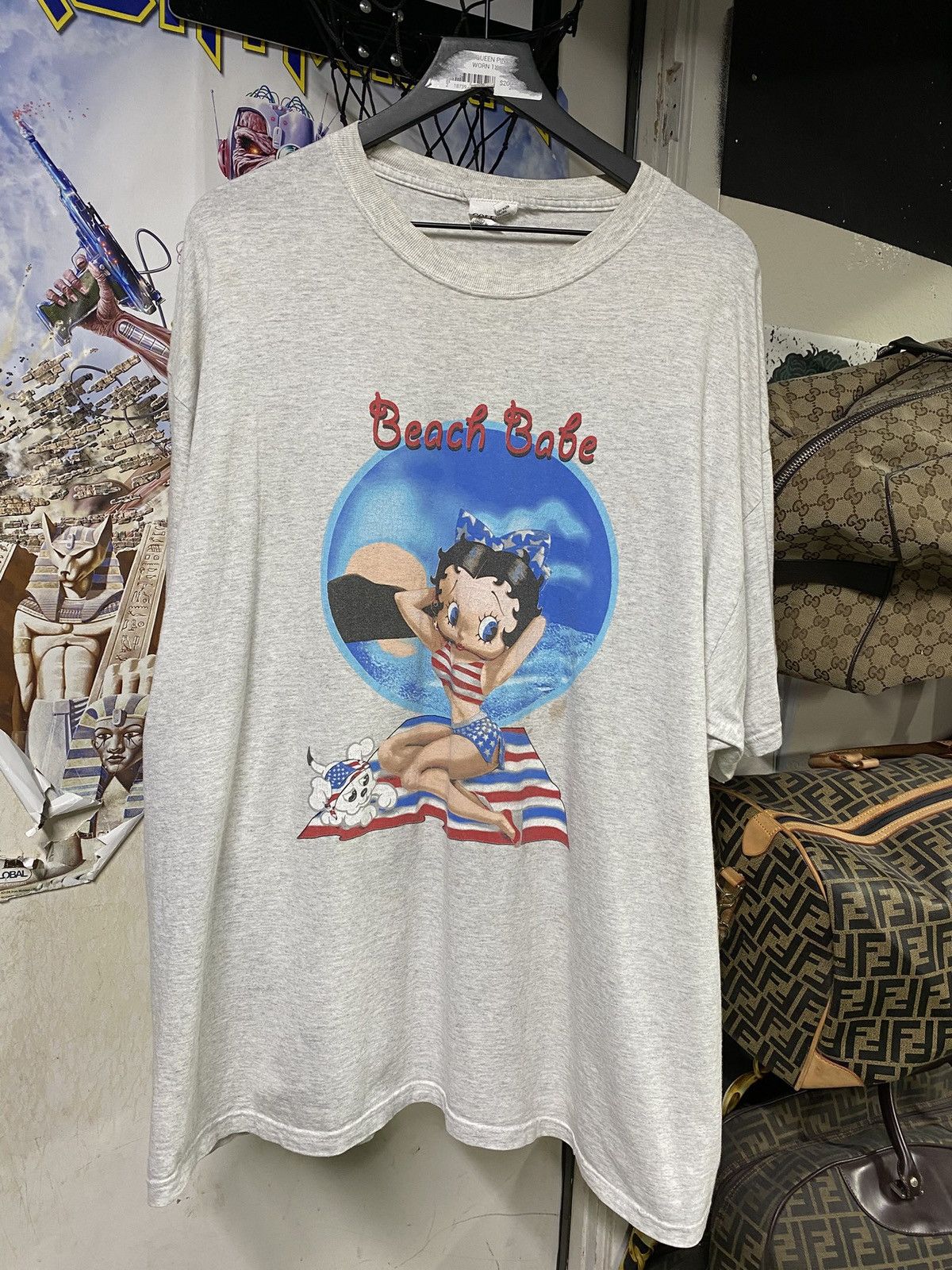 Vintage Vintage 90’s Betty Boop Cartoon T-Shirt Adult XLarge Size US XL / EU 56 / 4 - 4 Thumbnail