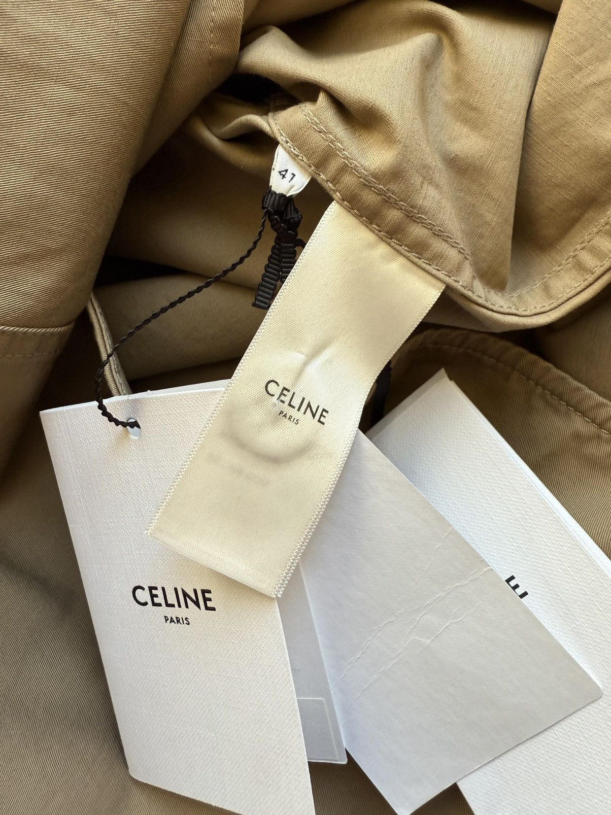 Celine SS23 $990 🤑 Celine military short sleeve shirt Hedi 41 L Size US L / EU 52-54 / 3 - 22 Thumbnail