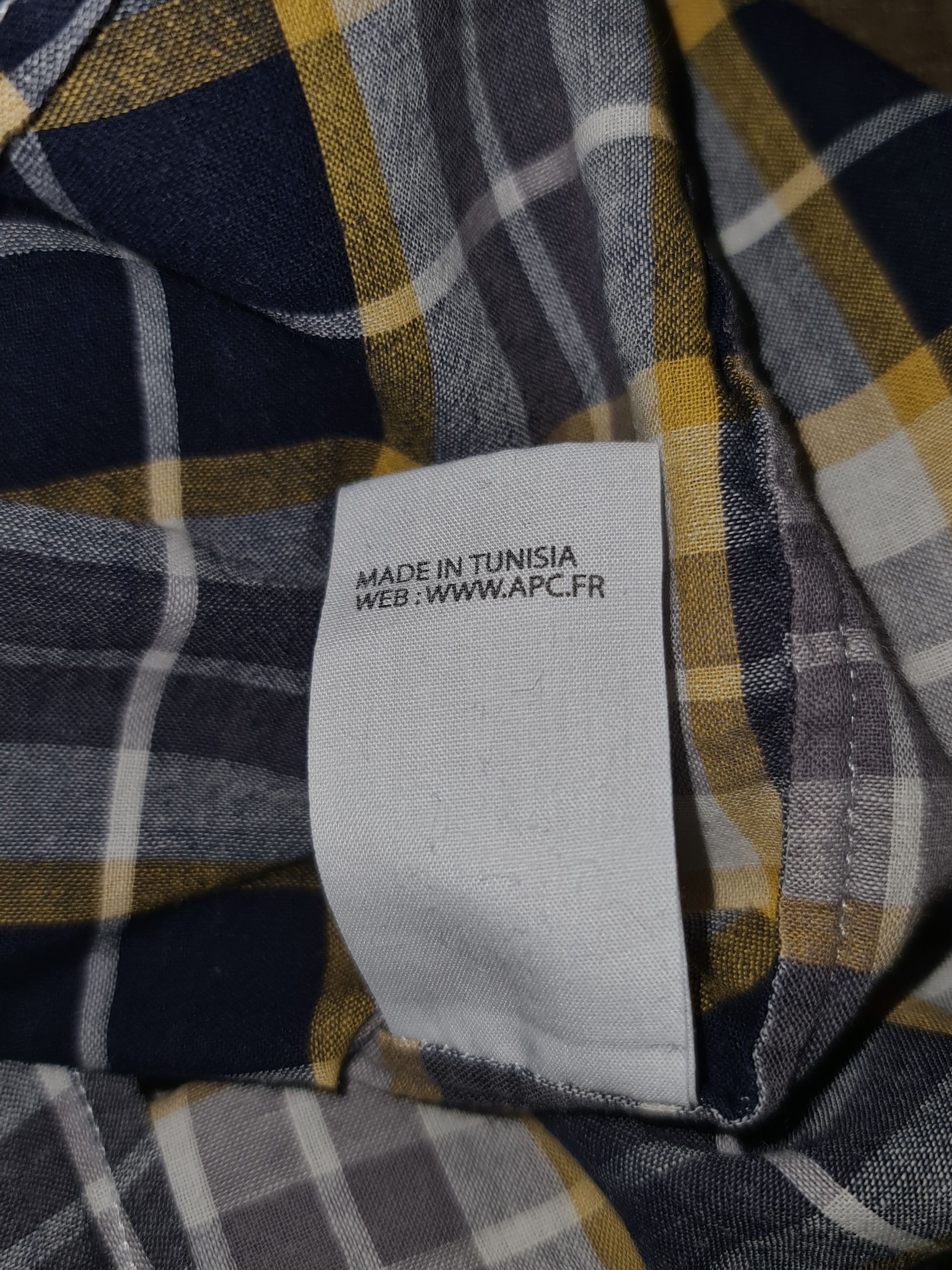 A.P.C. A.P.C. Check Flannel Shirt Size US M / EU 48-50 / 2 - 10 Thumbnail