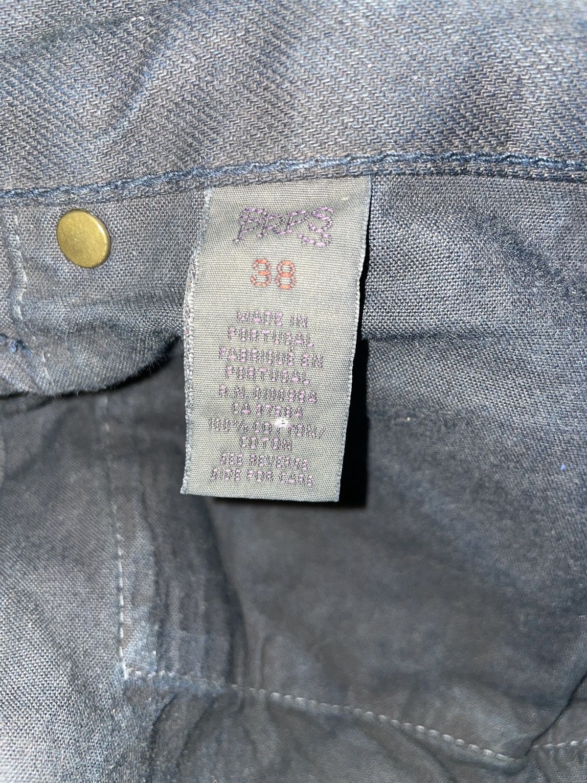 Prps PRPS Blue Washed Japanese slim fit Denim Sz 36 Size US 36 / EU 52 - 7 Thumbnail