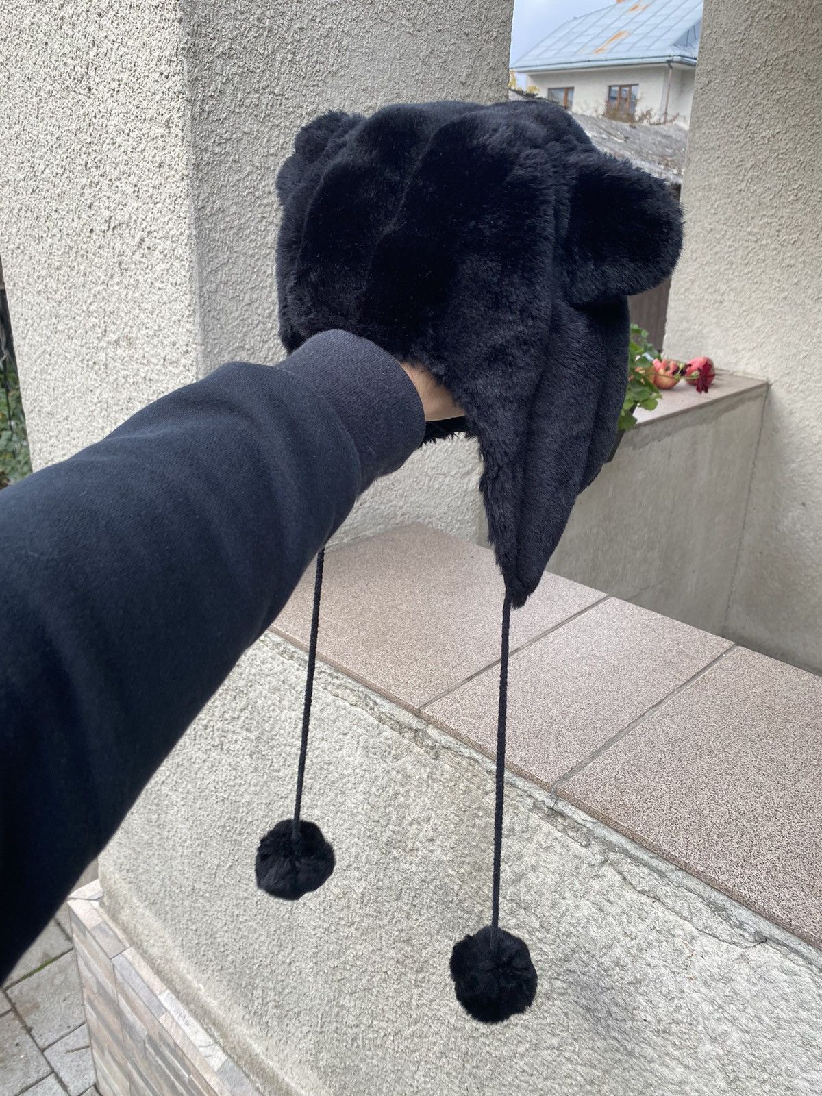 Hysteric Glamour Y2K Vintage Mohair Hat Ears Bear Avant Garde Alt Fur Rare Size ONE SIZE - 4 Thumbnail